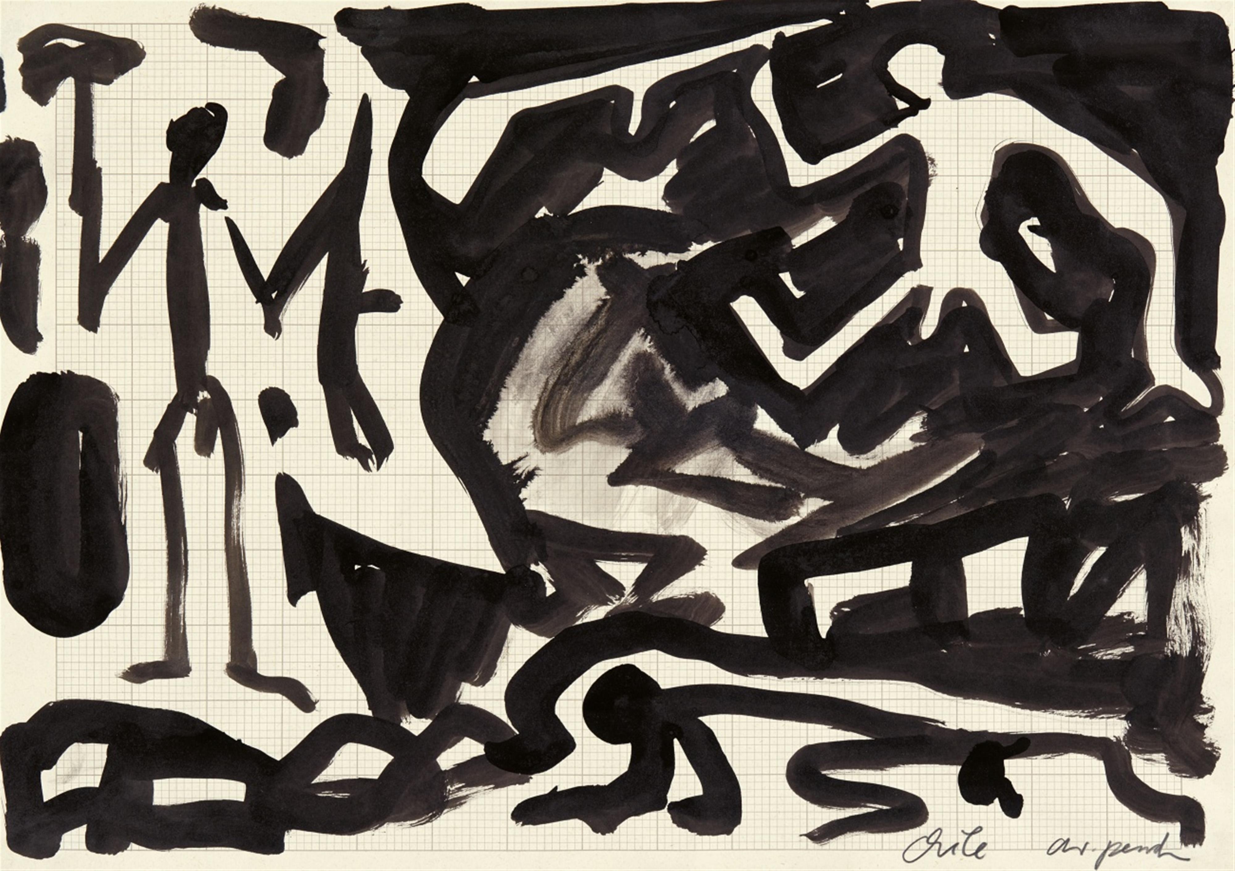A.R. Penck - Untitled (Chile) - image-1
