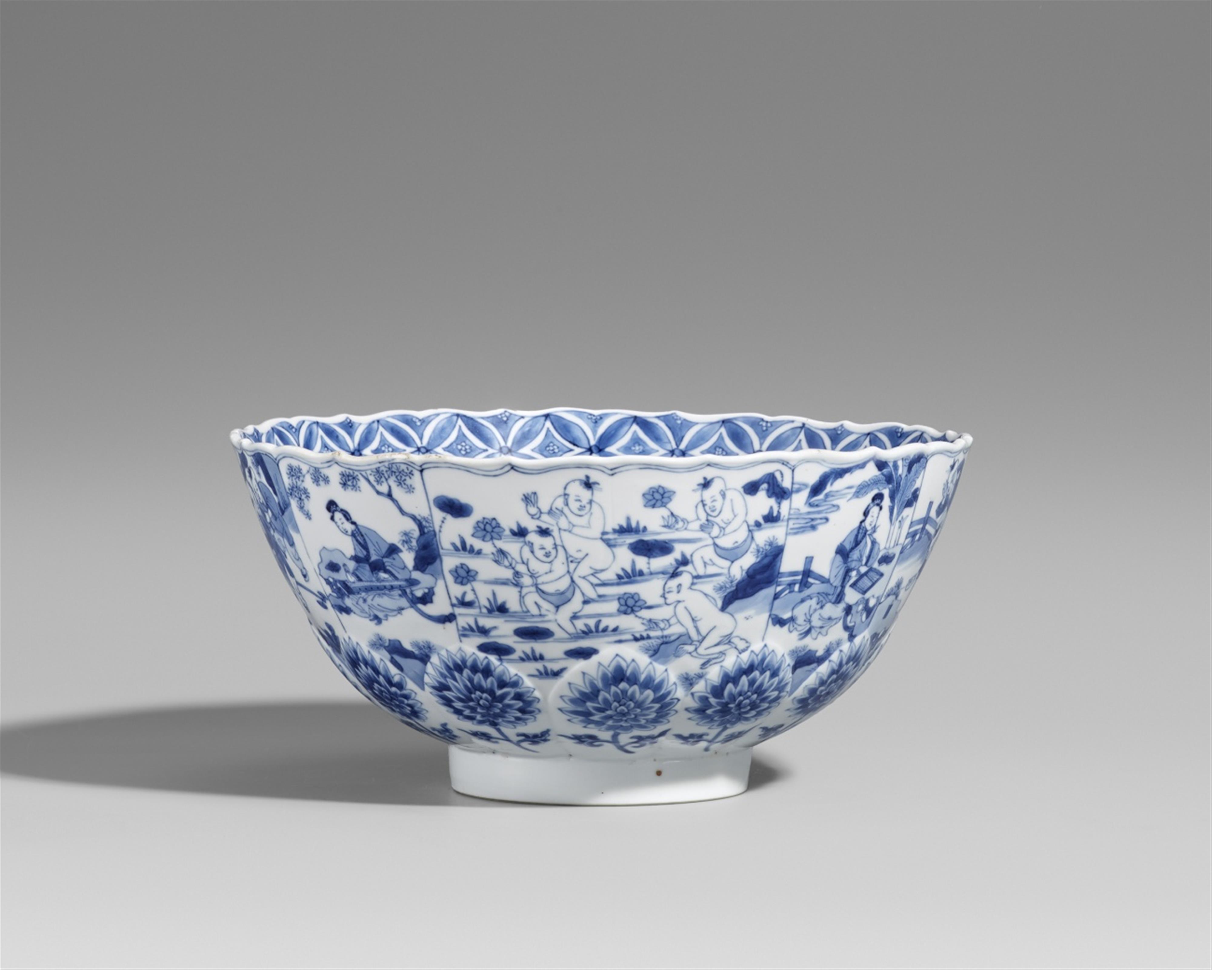 Blau-weiße Kumme. Kangxi-Periode (1662-1722) - image-1