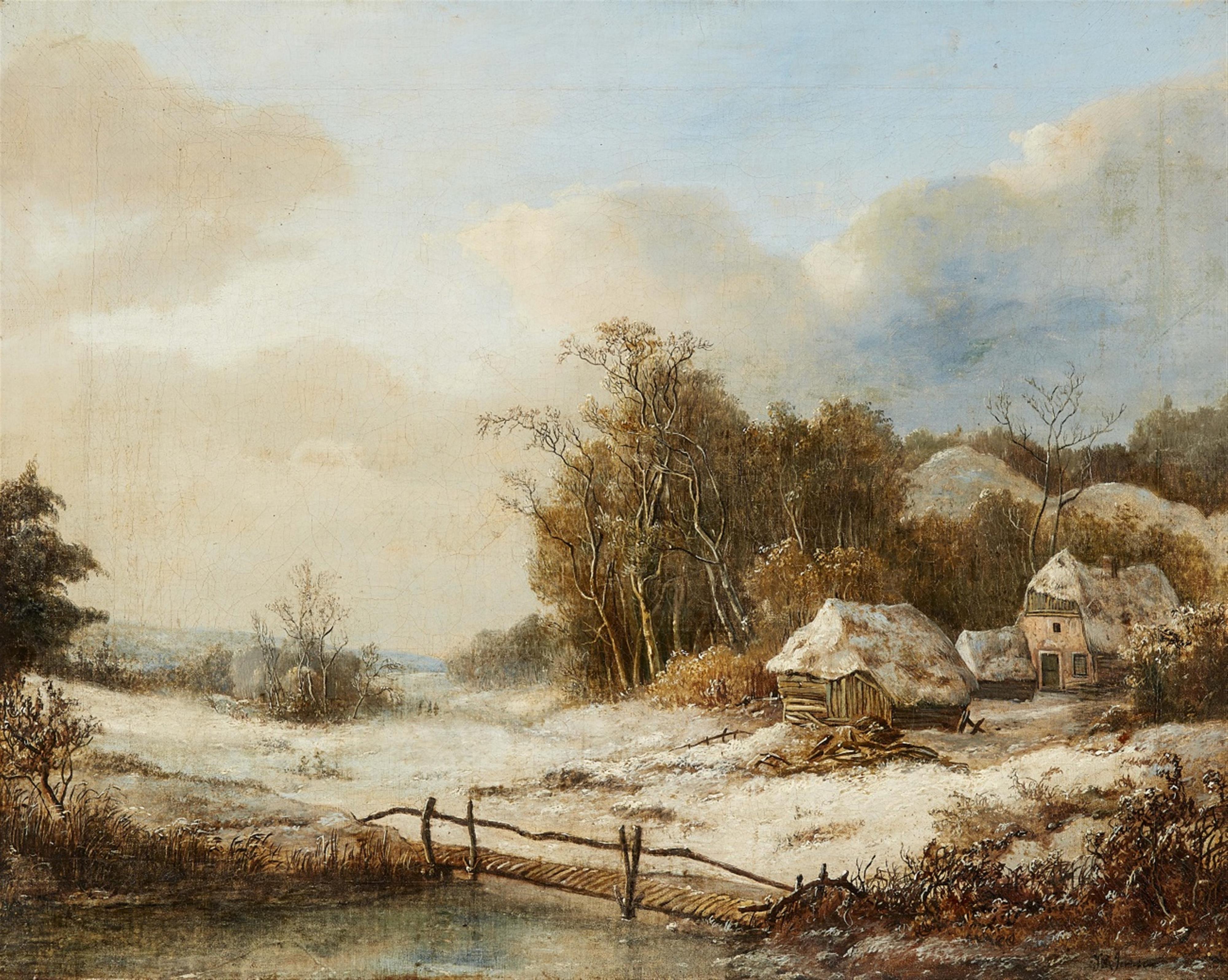 Johannes Mauritz Jansen - Winter Landscape - image-1
