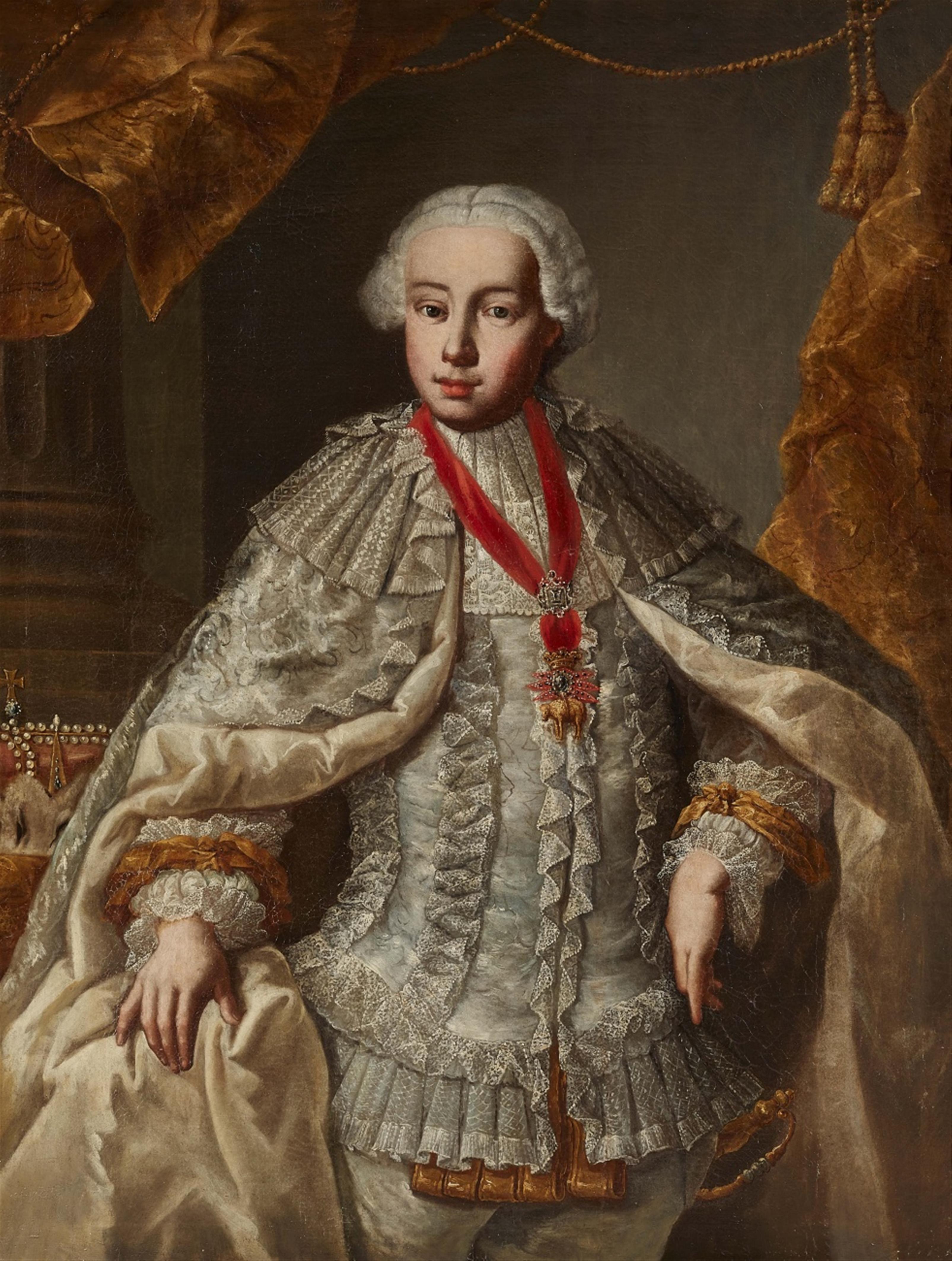 German School 18th century - Portrait of an Austrian Archduke with the Order of the Golden Fleece - image-1