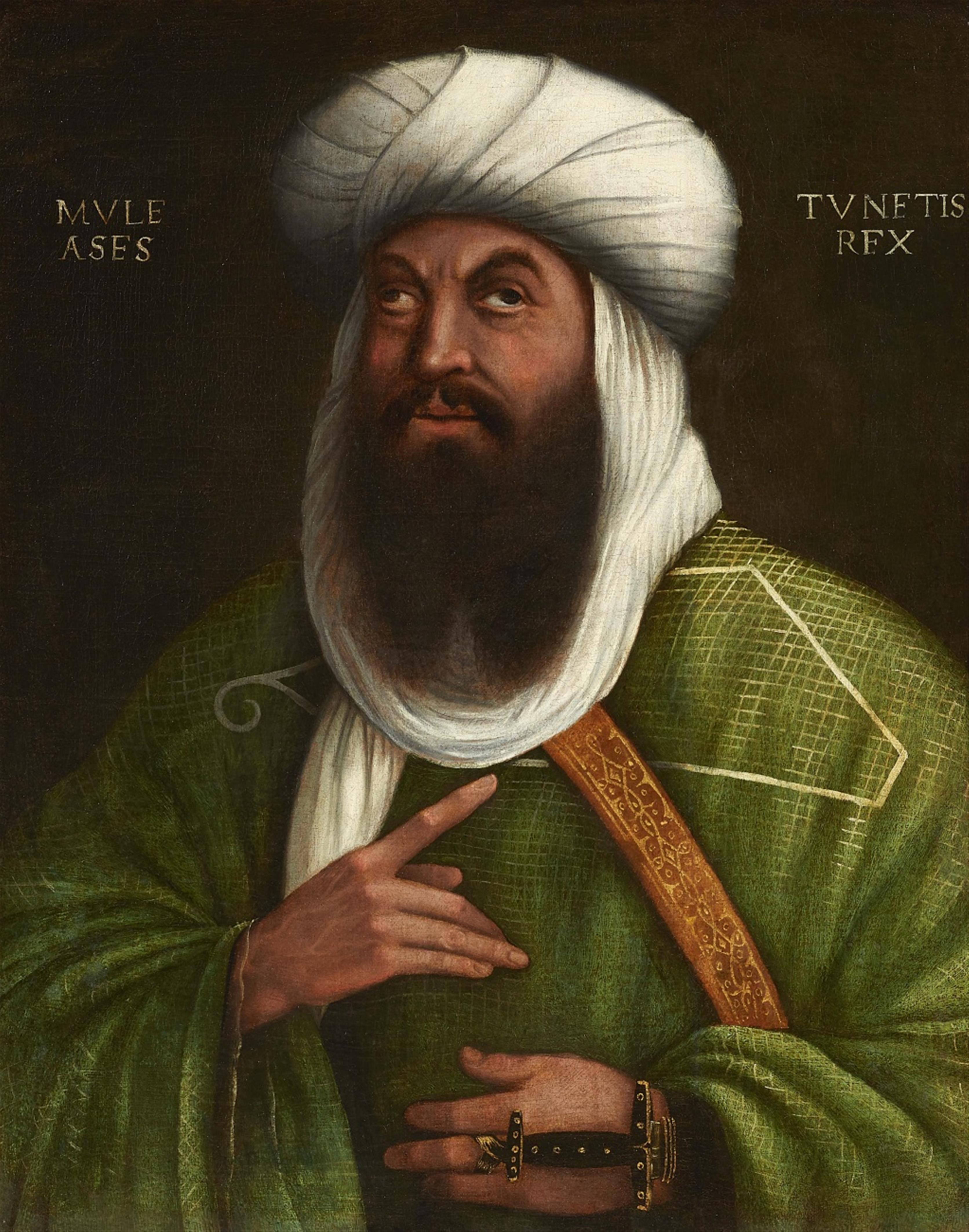 Italian School 17th century - Portrait of Muleasses the Turk - image-1