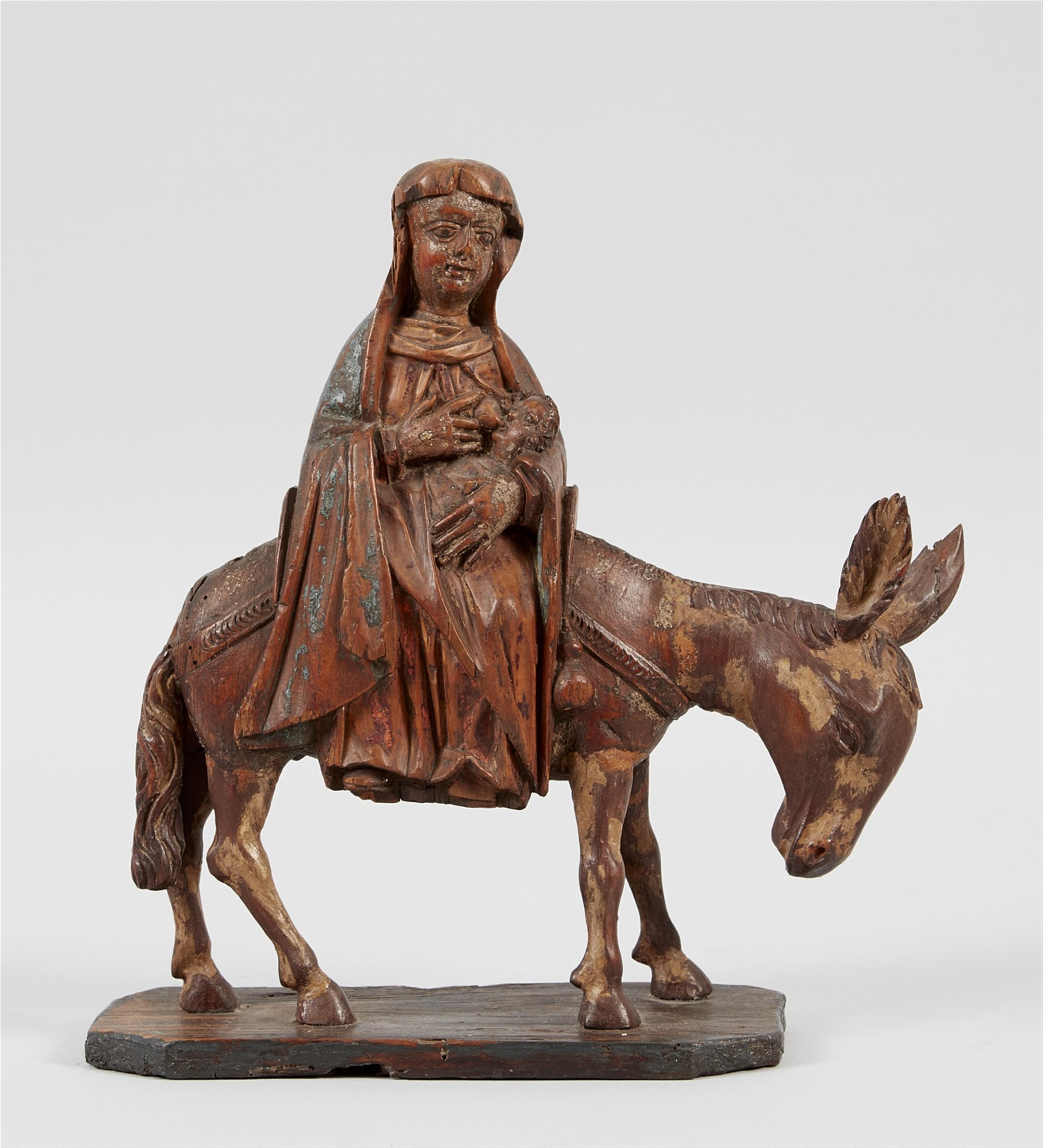Maria mit Kind auf einem Esel reitend - image-1