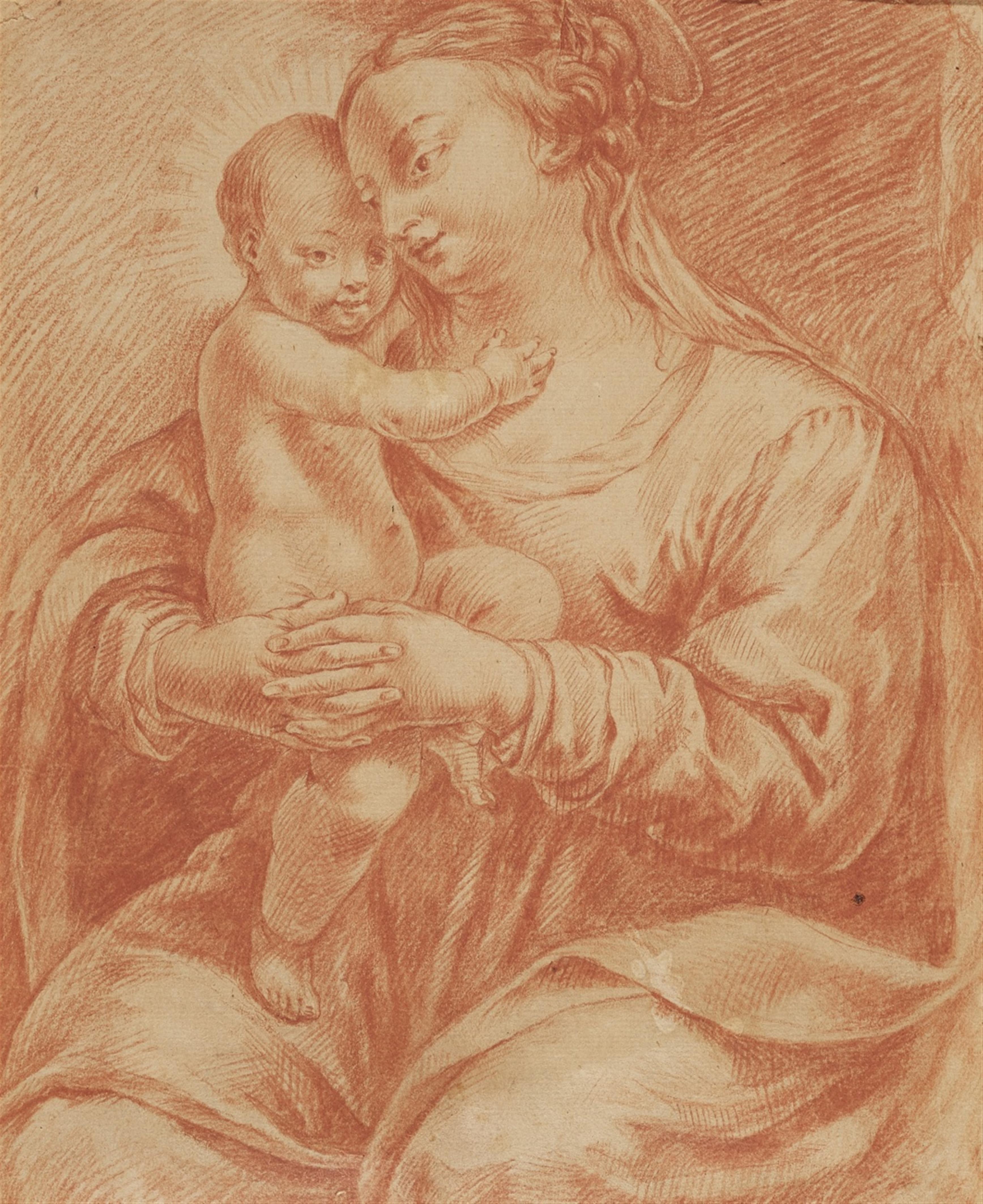Unbekannter Meister des 18. Jahrhunderts - Madonna mit Kind - image-1