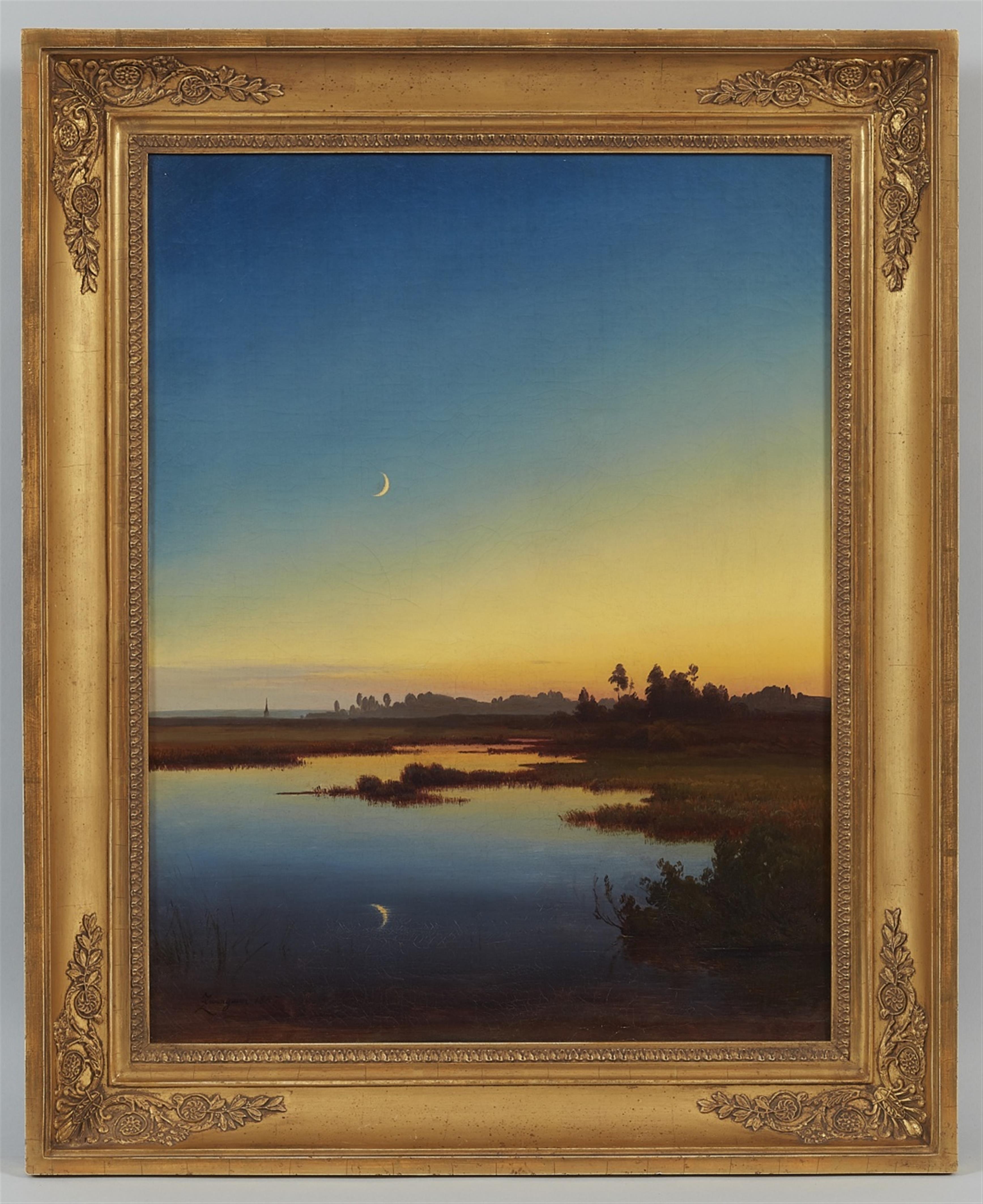 Anton Zwengauer - Sonnenuntergang an einem See - image-1