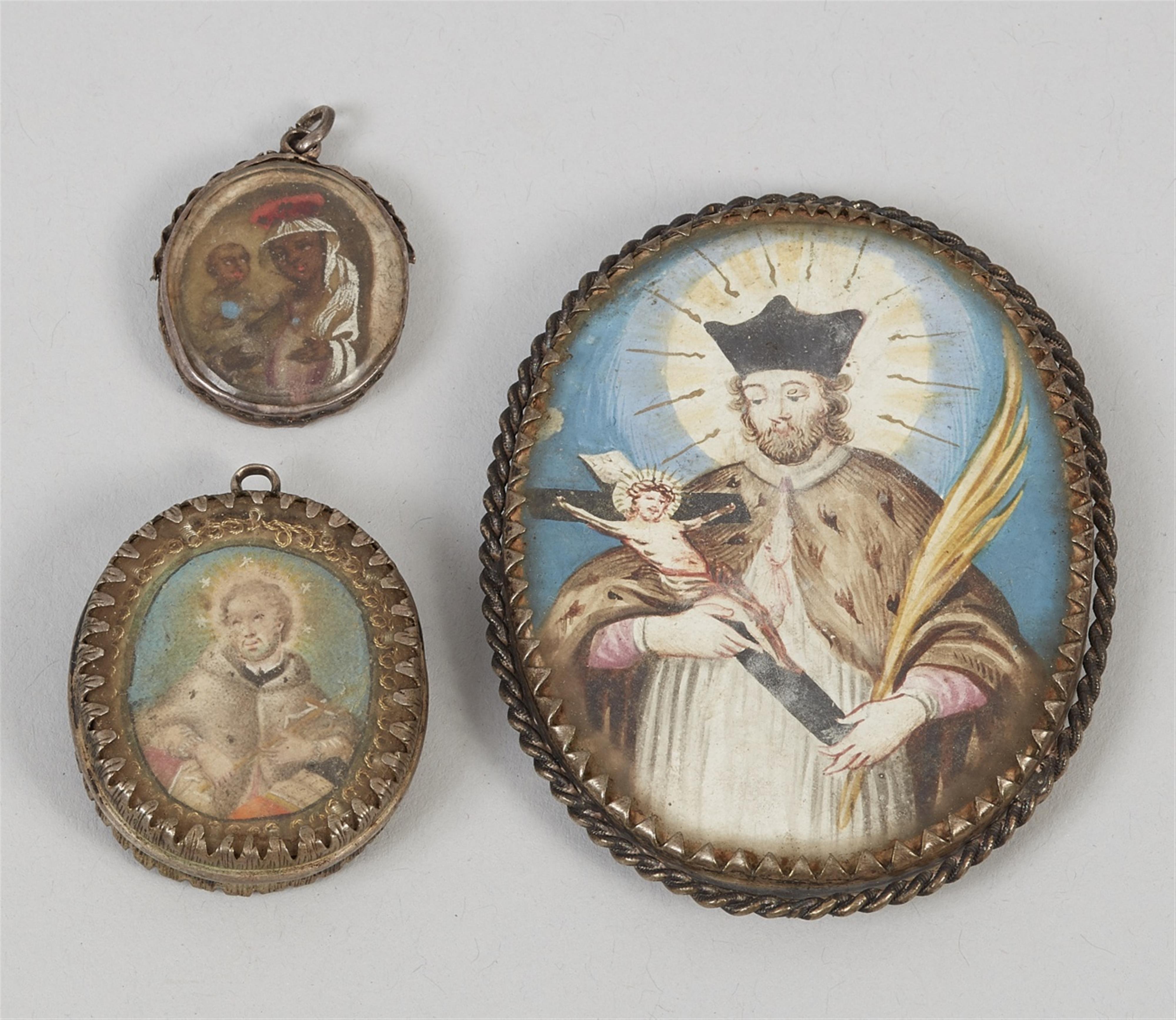 Drei Medaillons mit Heiligem Nepomuk - image-1