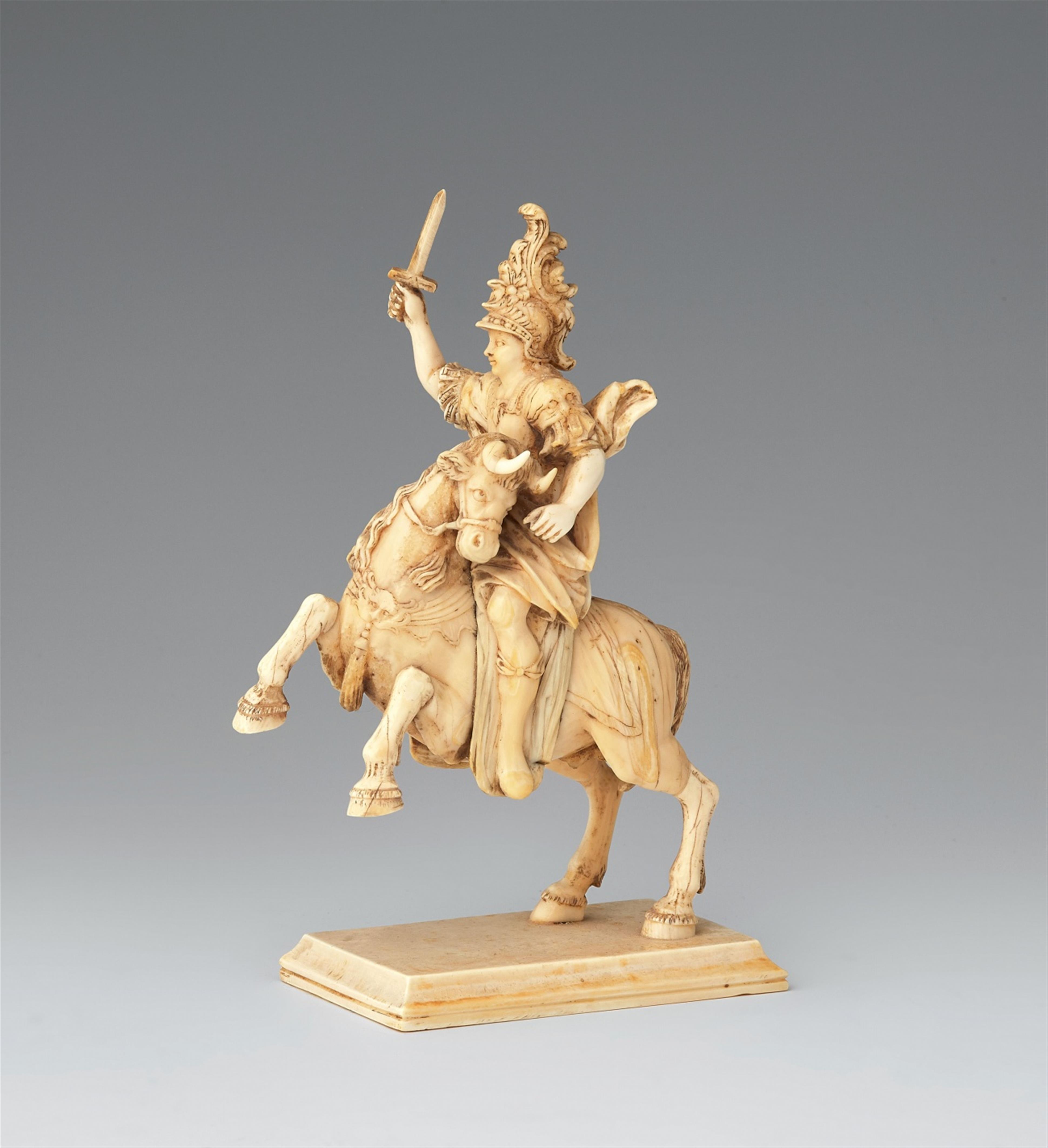 An ivory figure of Alexander the Great riding Bucephalus - image-1