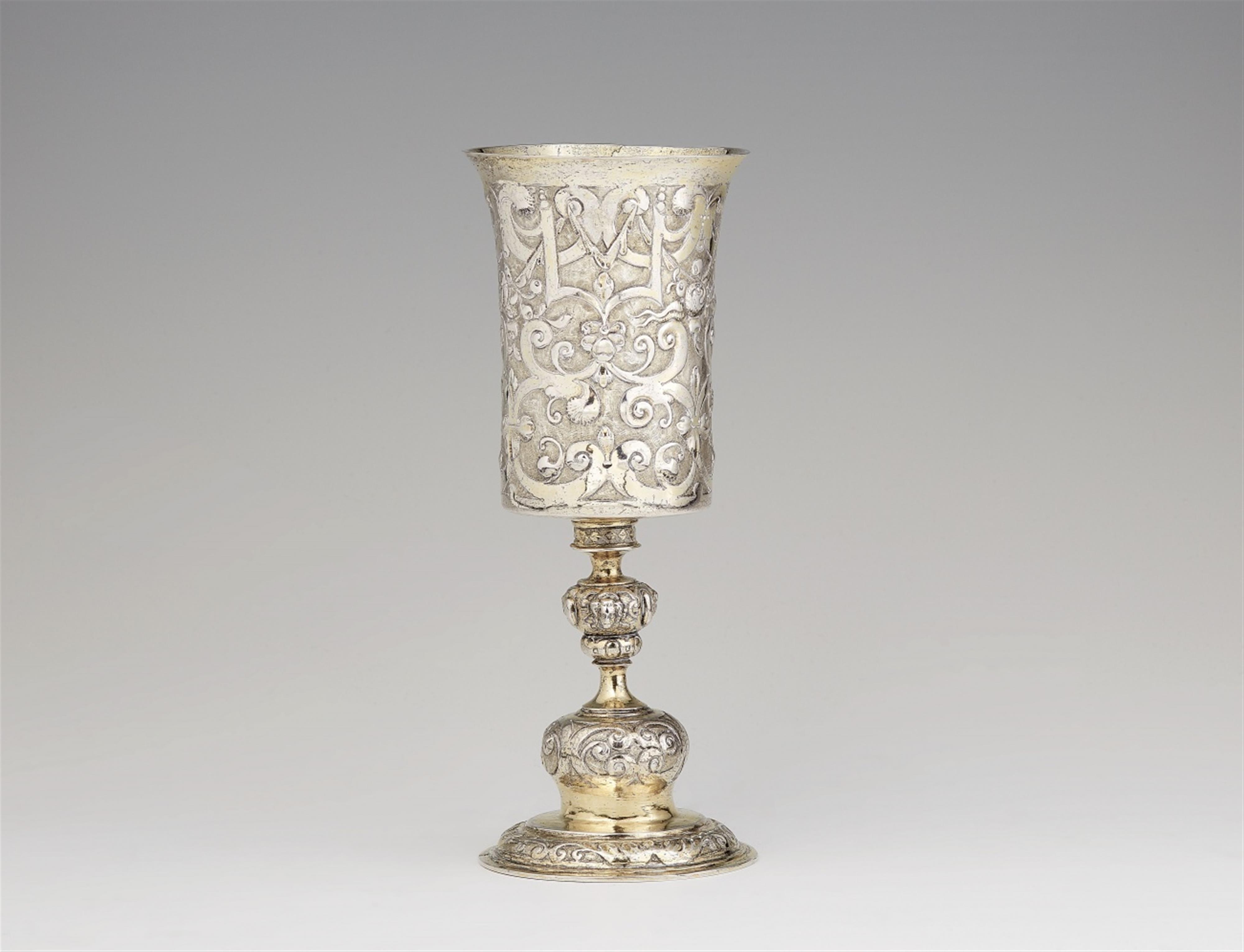 A silver gilt Nuremberg Renaissance goblet - image-1