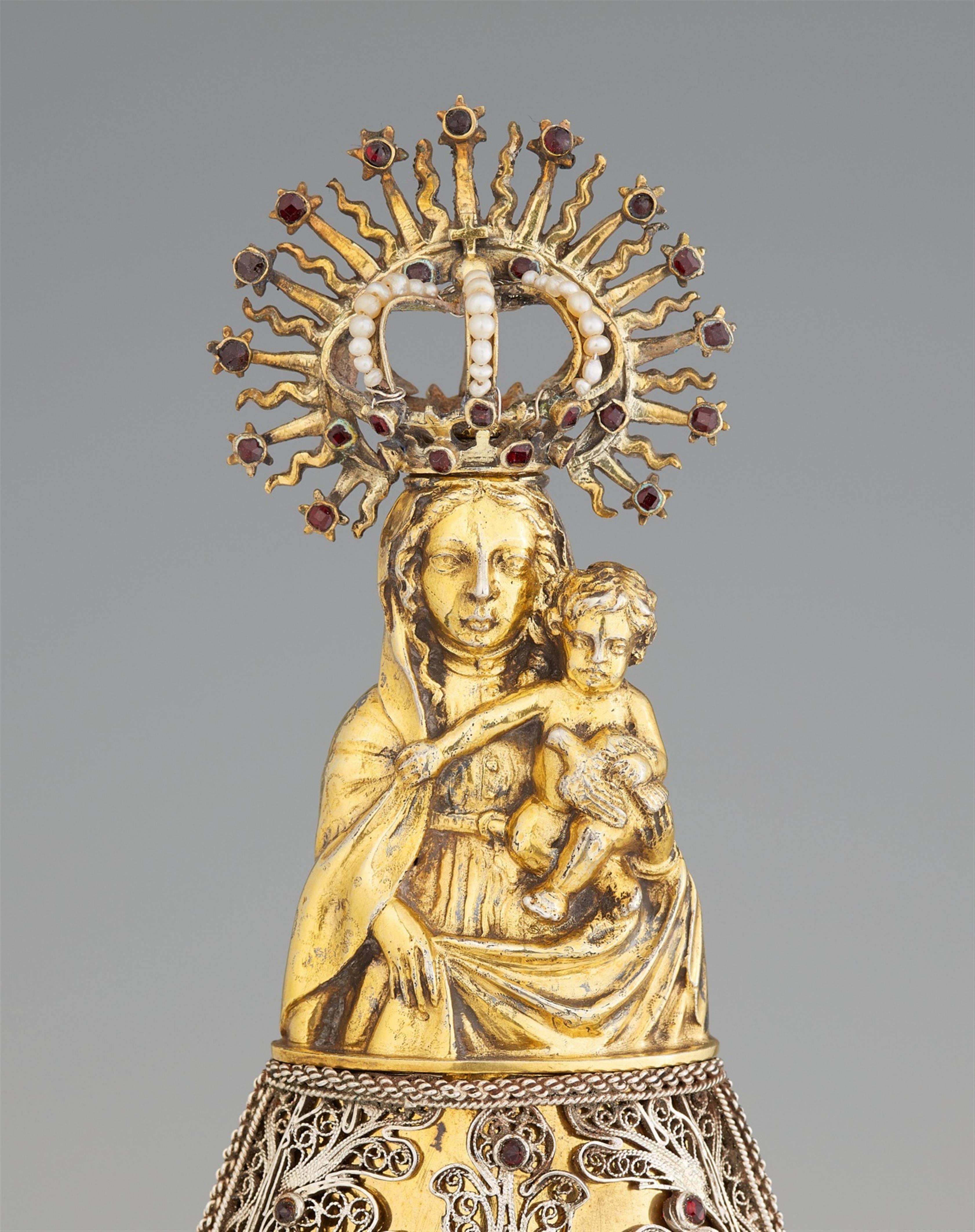 A Zaragoza silver gilt figure of Nuestra Señora del Pilar - image-7
