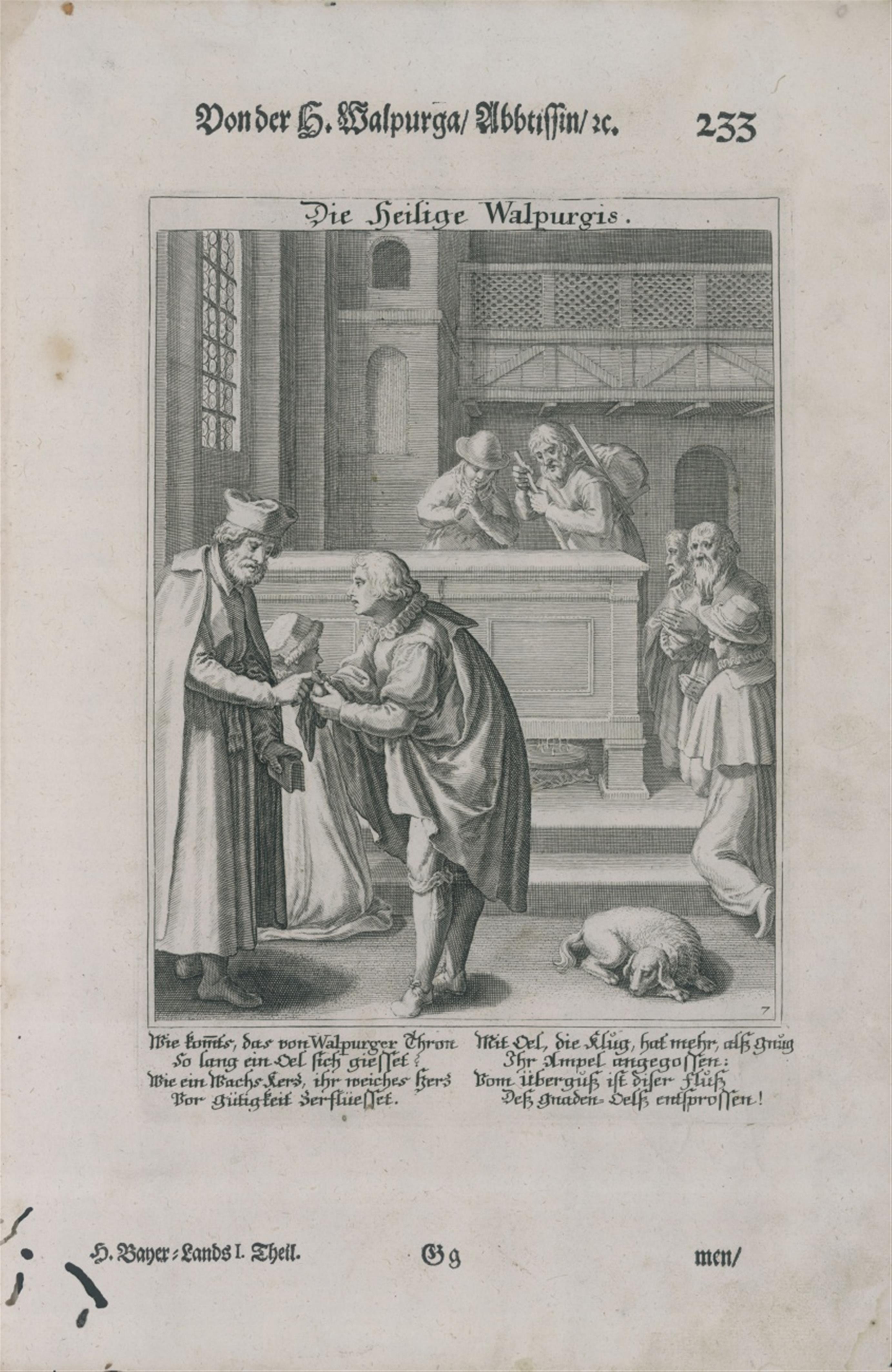 A Baroque Eichstätt silver box for Saint Walpurga's oil - image-2
