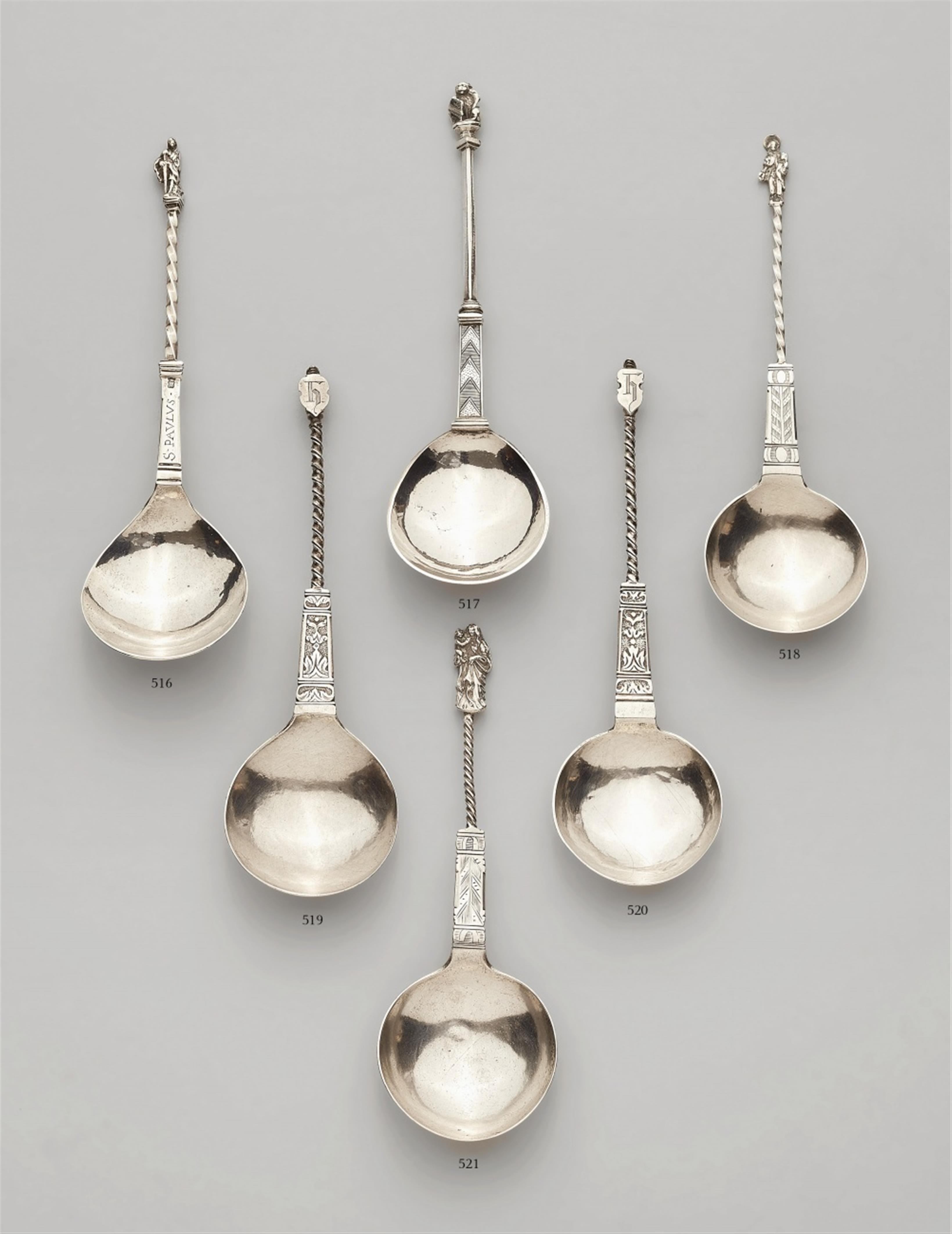 A Kalkar silver apostle spoon - image-1
