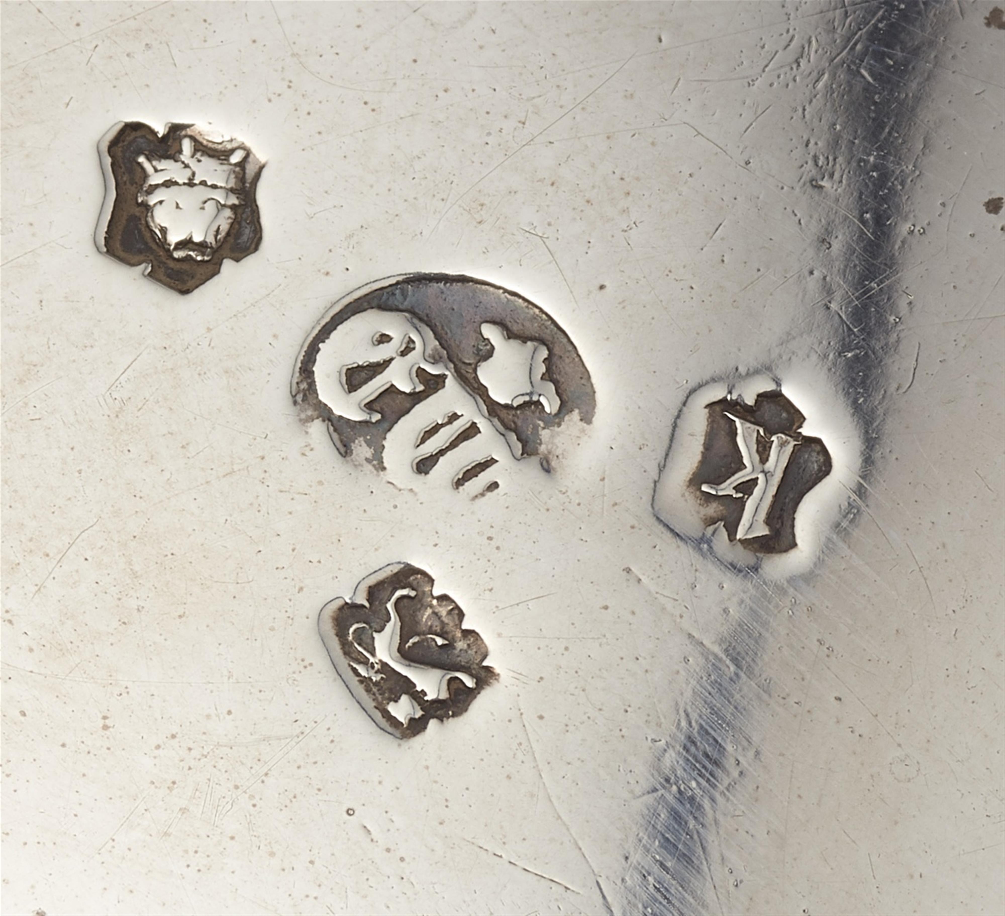 Four George II silver salts - image-2