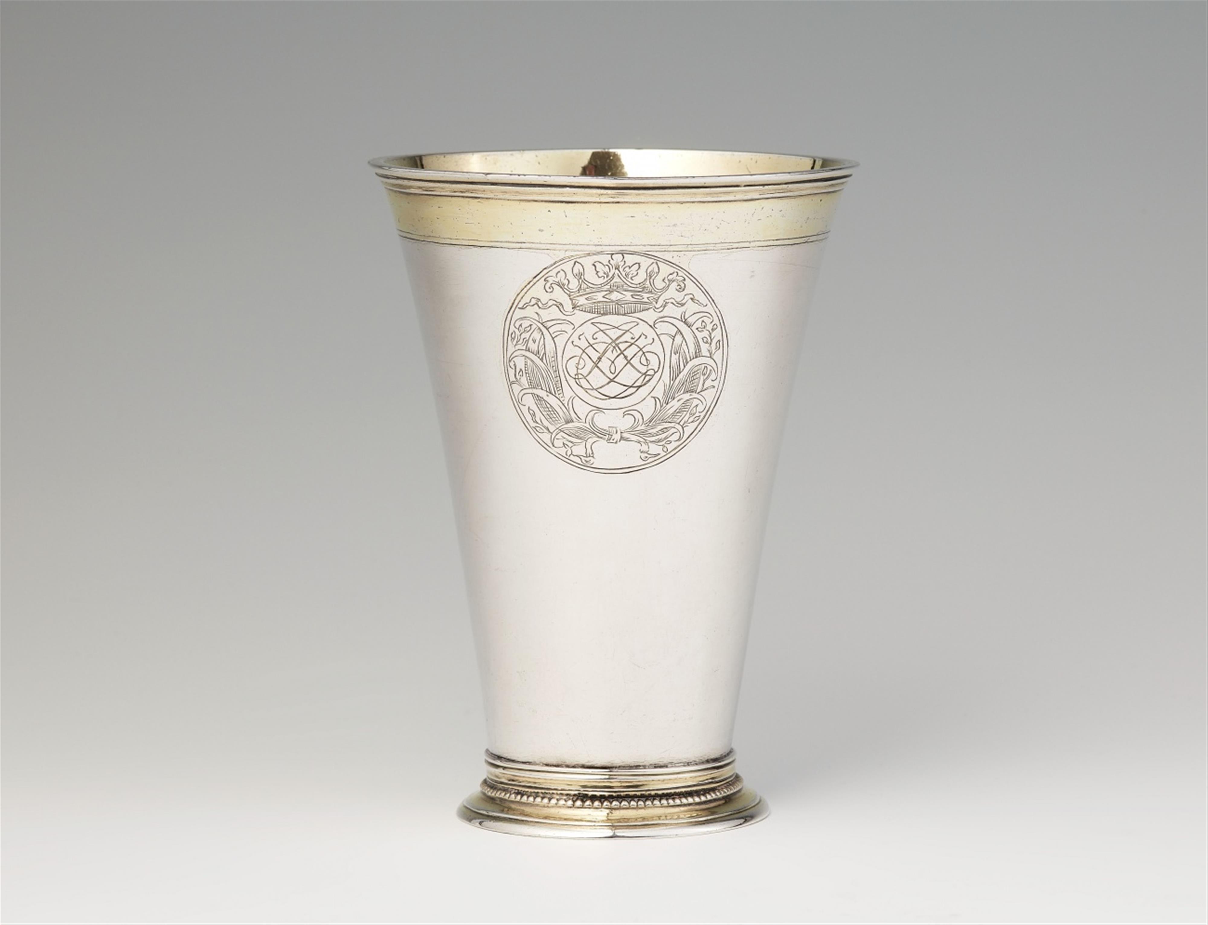 A parcel-gilt Pernau silver beaker - image-1