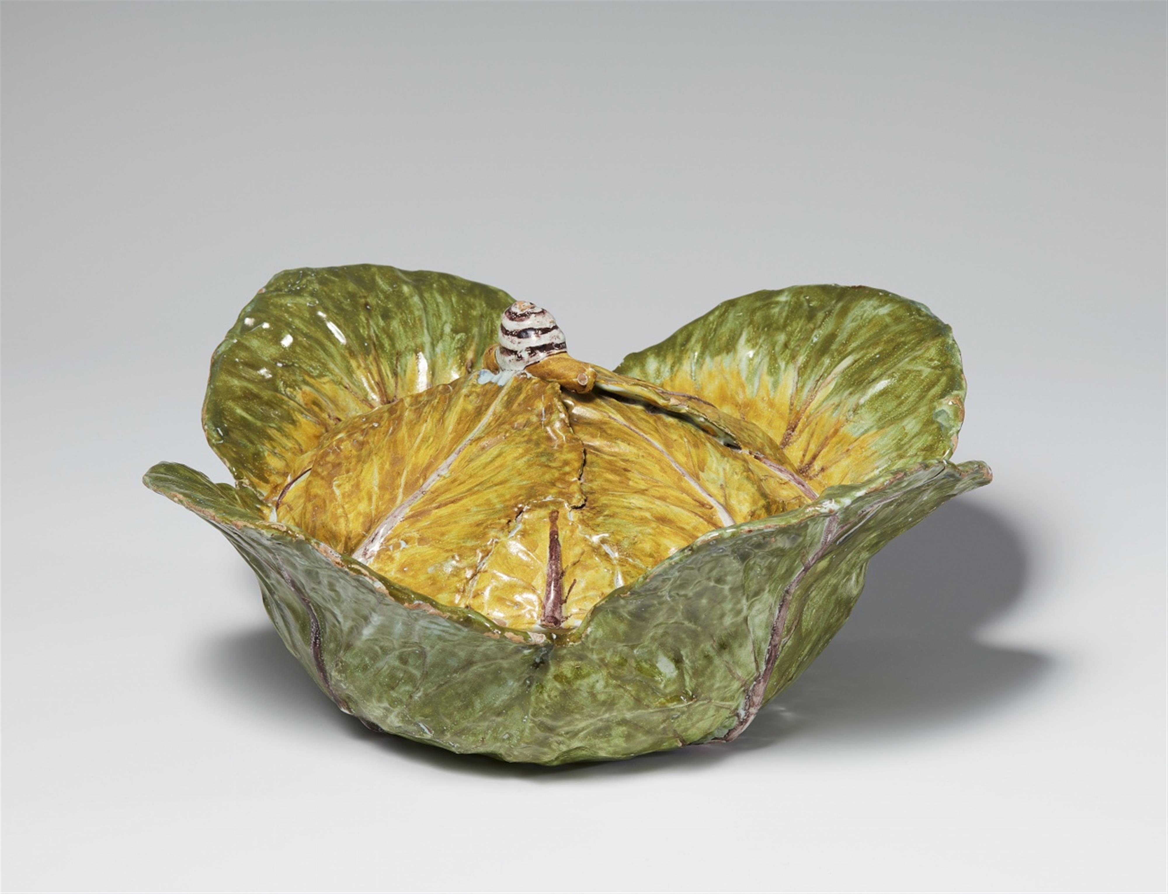 A German faience cabbage tureen - image-1