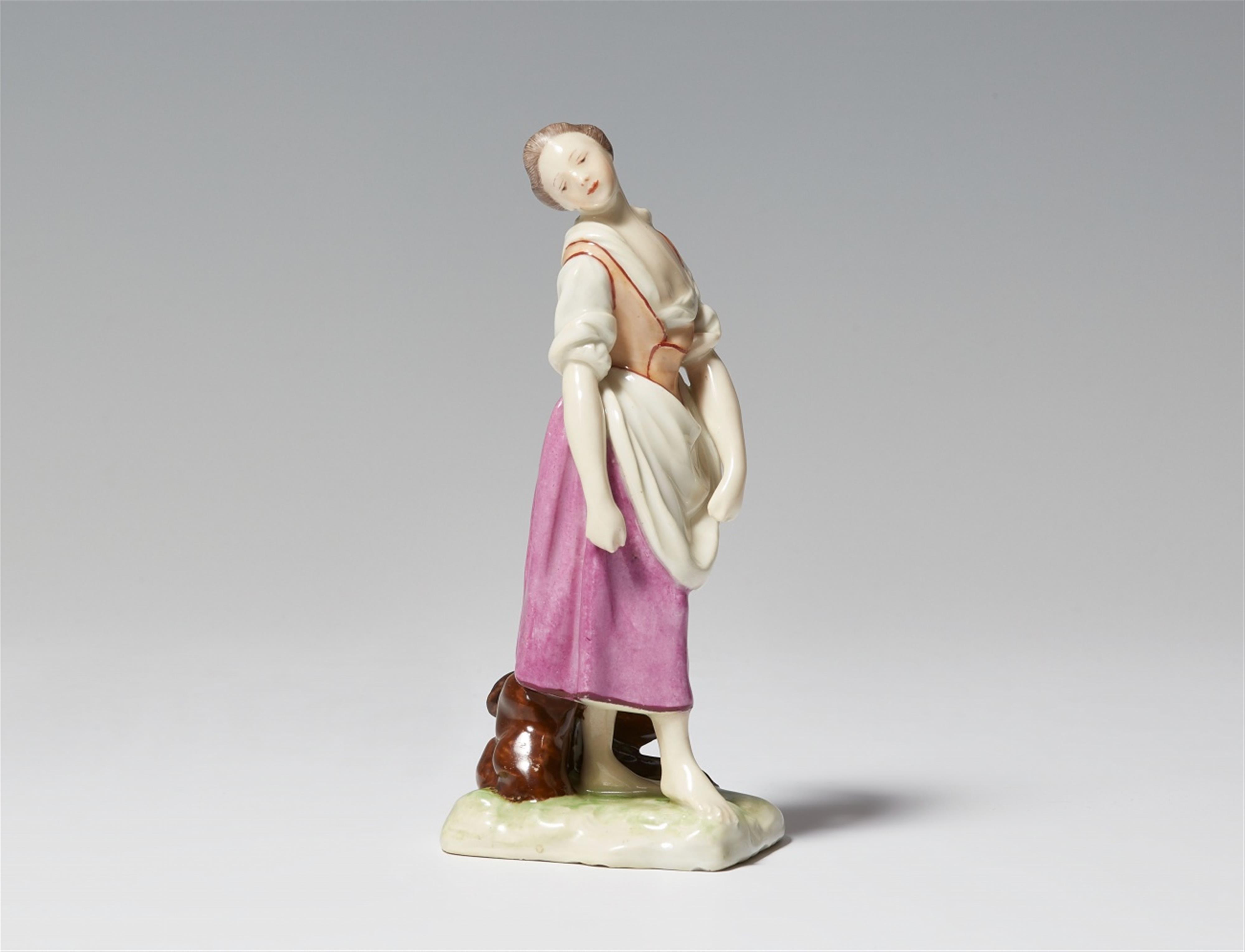 A Zurich porcelain model of a dancing girl - image-1