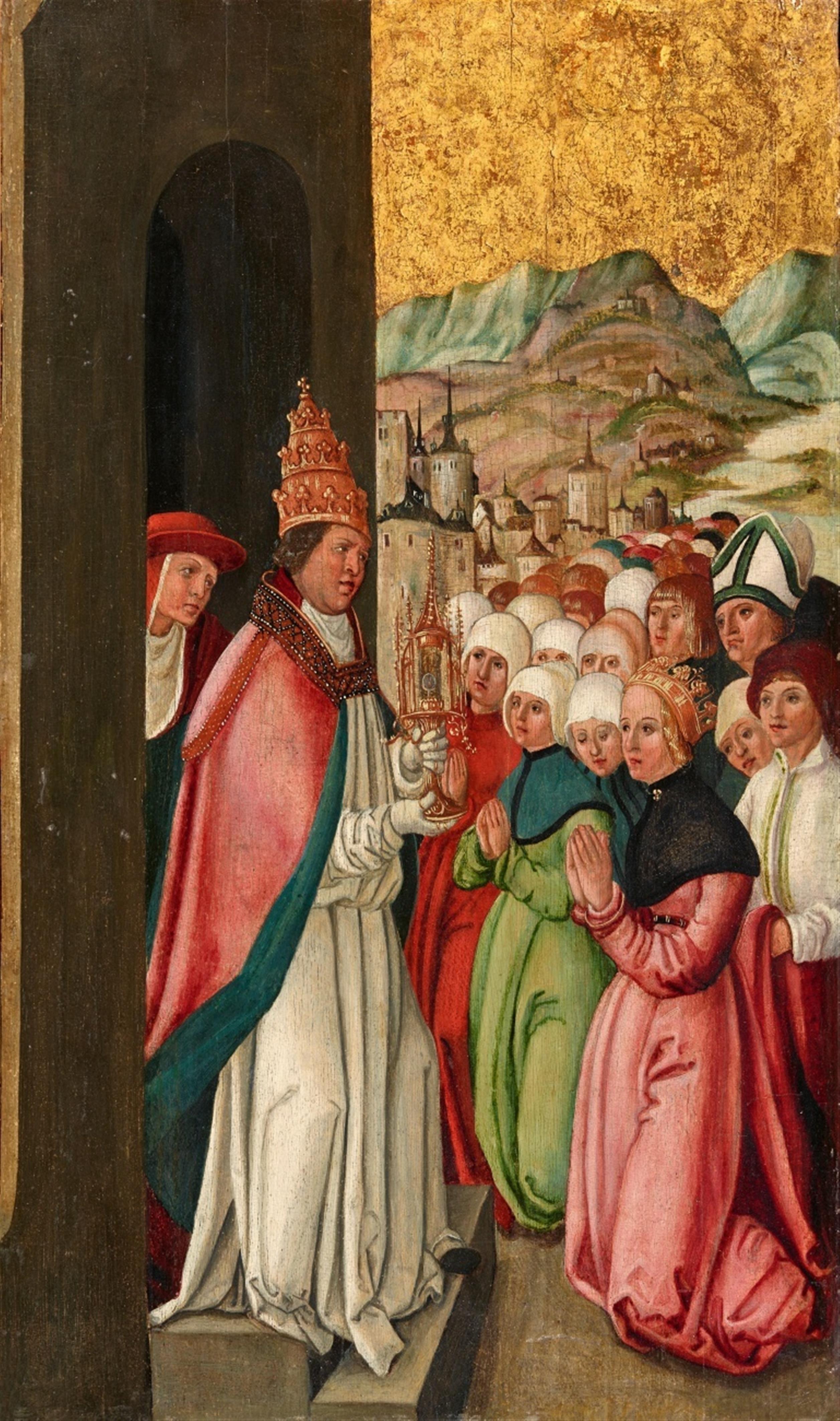 Master of the Large Visitation - Saint Ursula's Arrival in Rome - image-1