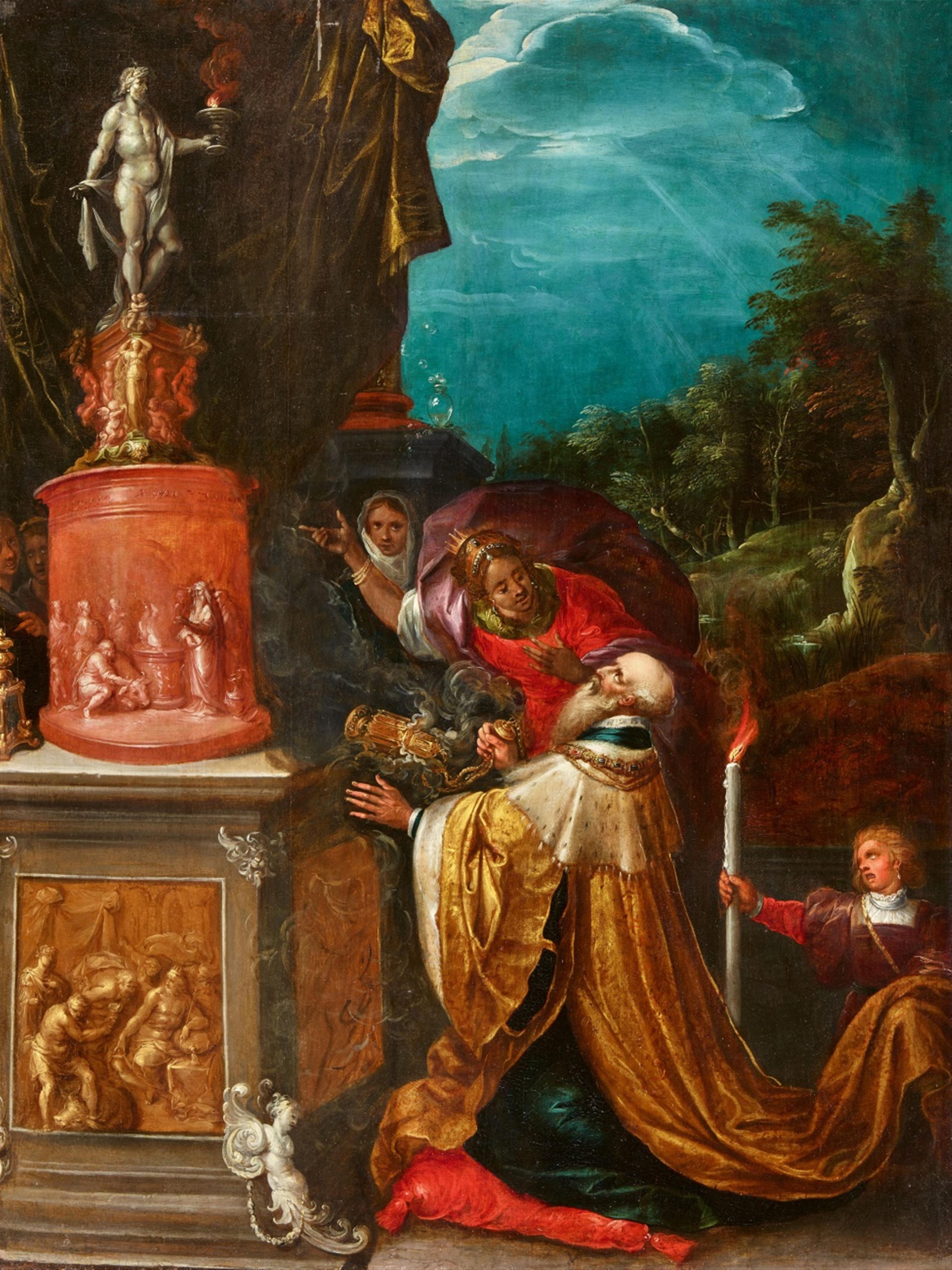 Frans Francken d. J. - Der Götzendienst Salomos - image-1
