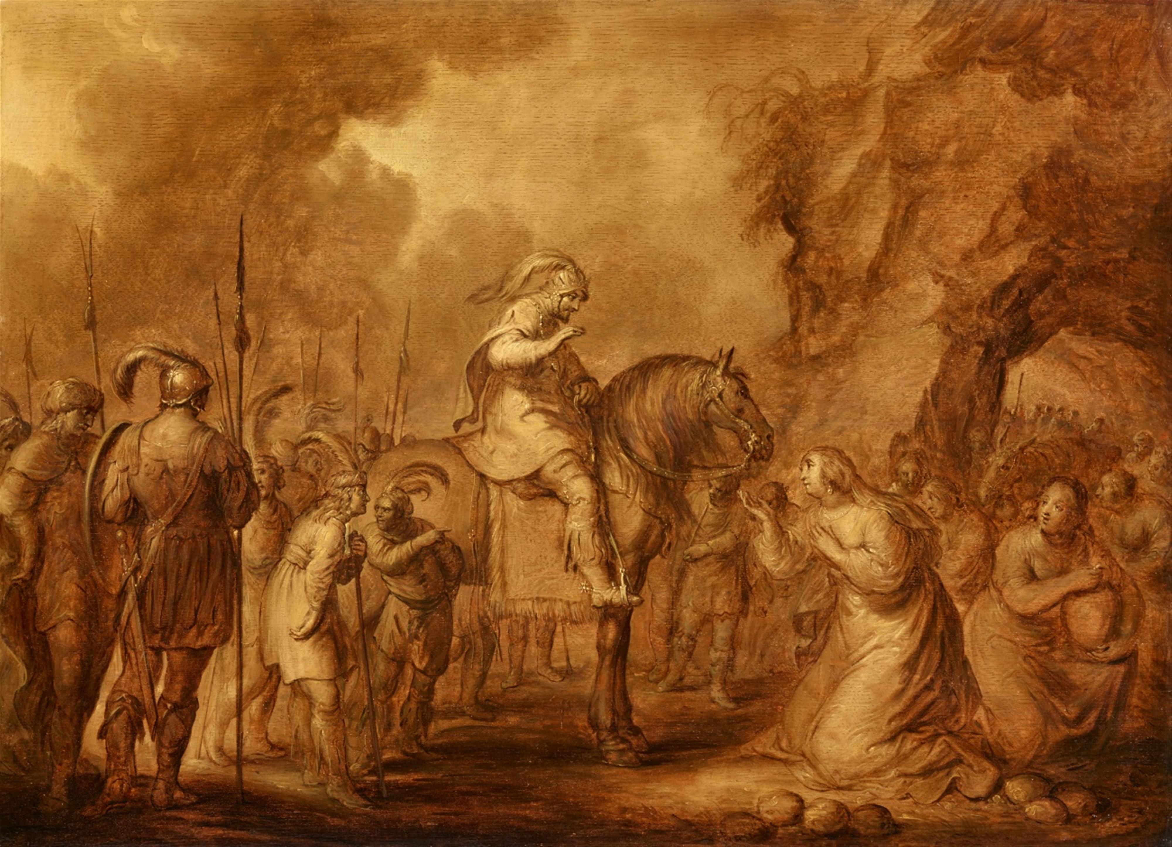 Adriaen Pietersz van de Venne - The Meeting of David and Abigail - image-1