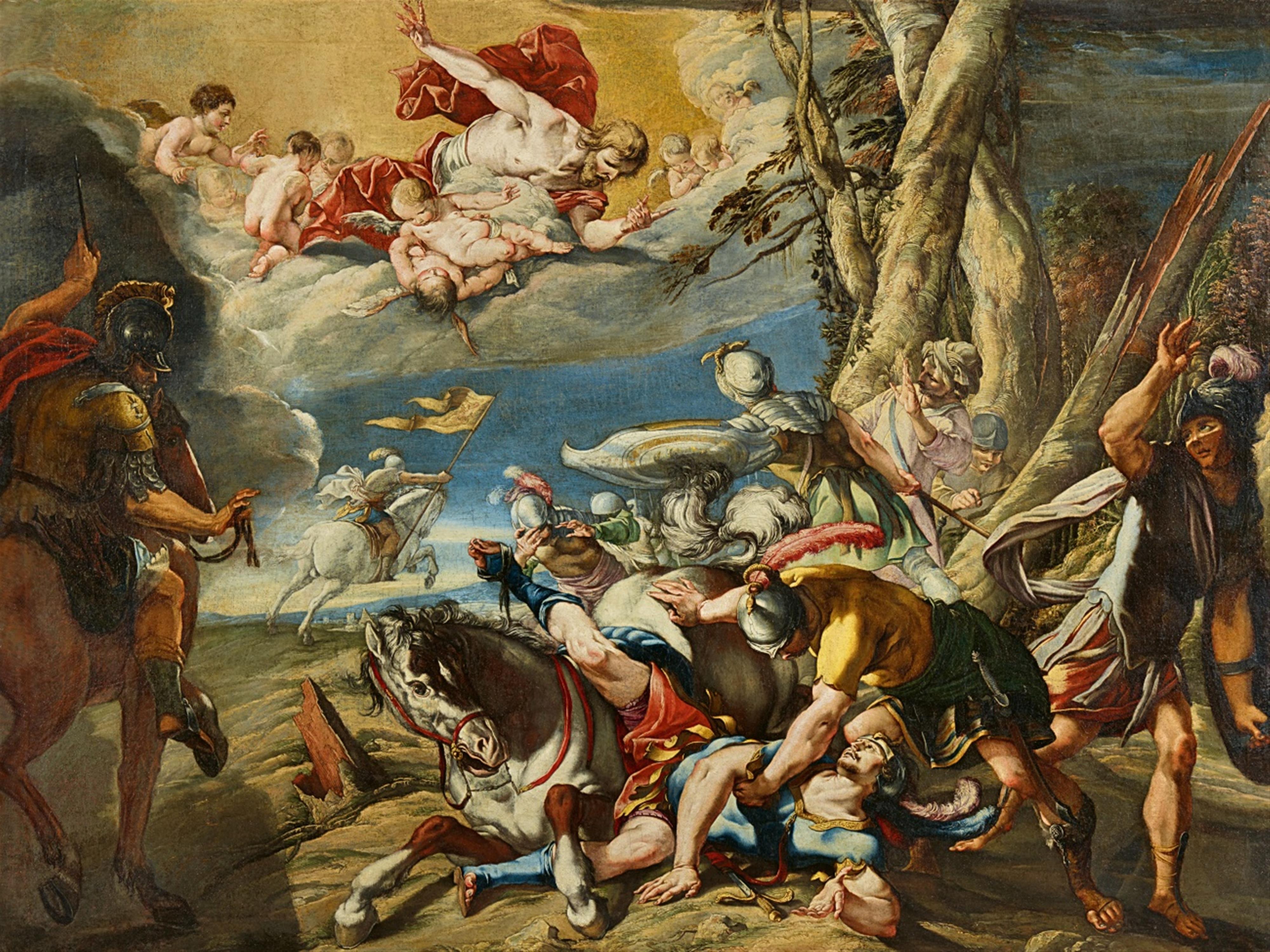 Französischer Meister des 17. Jahrhunderts - Die Bekehrung des Heiligen Paulus - image-1