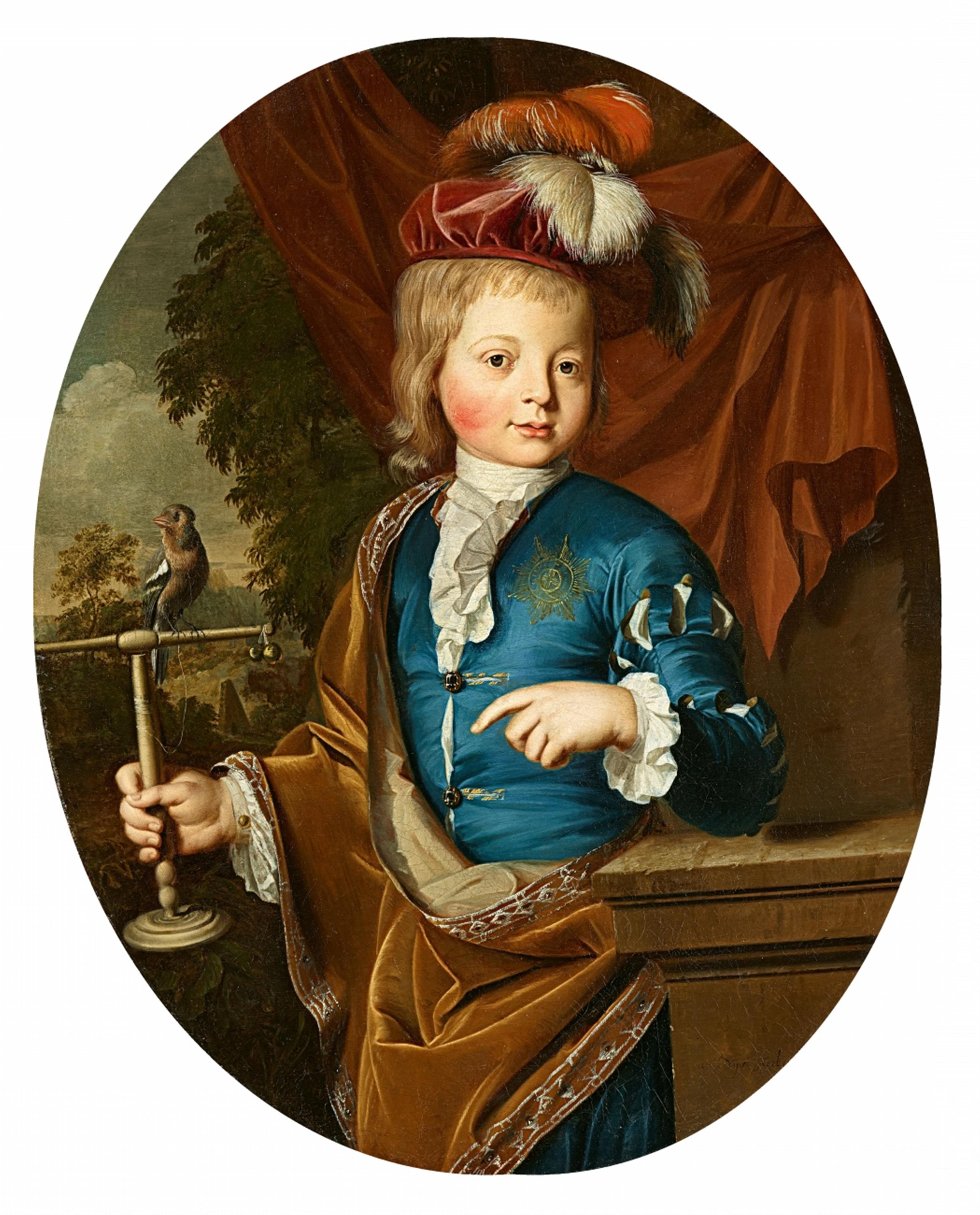 Arent Vijgh - Portrait of Friedrich Ludwig, Electoral Prince of Hanover and Prince of Wales - image-1
