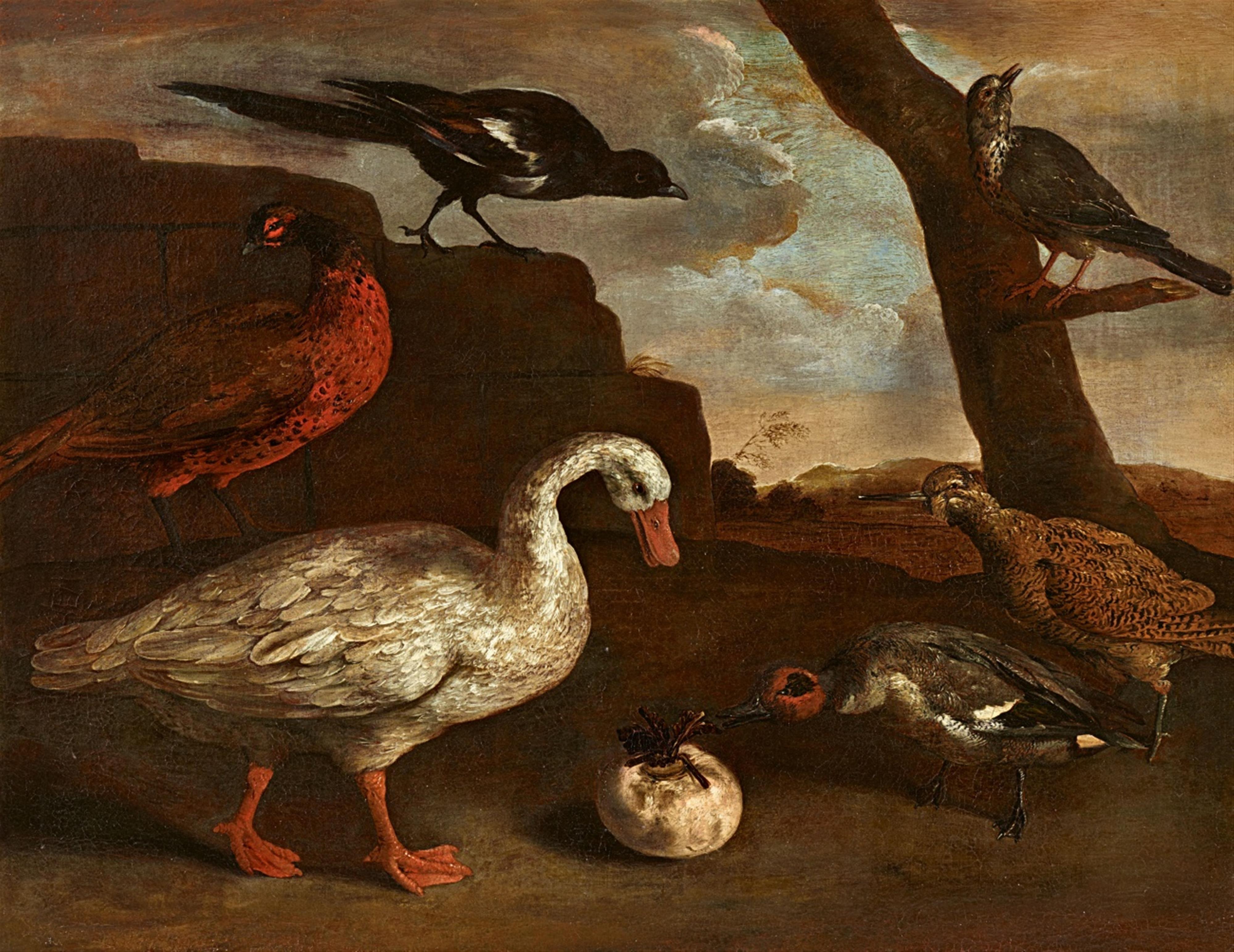 Pietro Neri Scacciati - Vögel in einer Landschaft - image-1