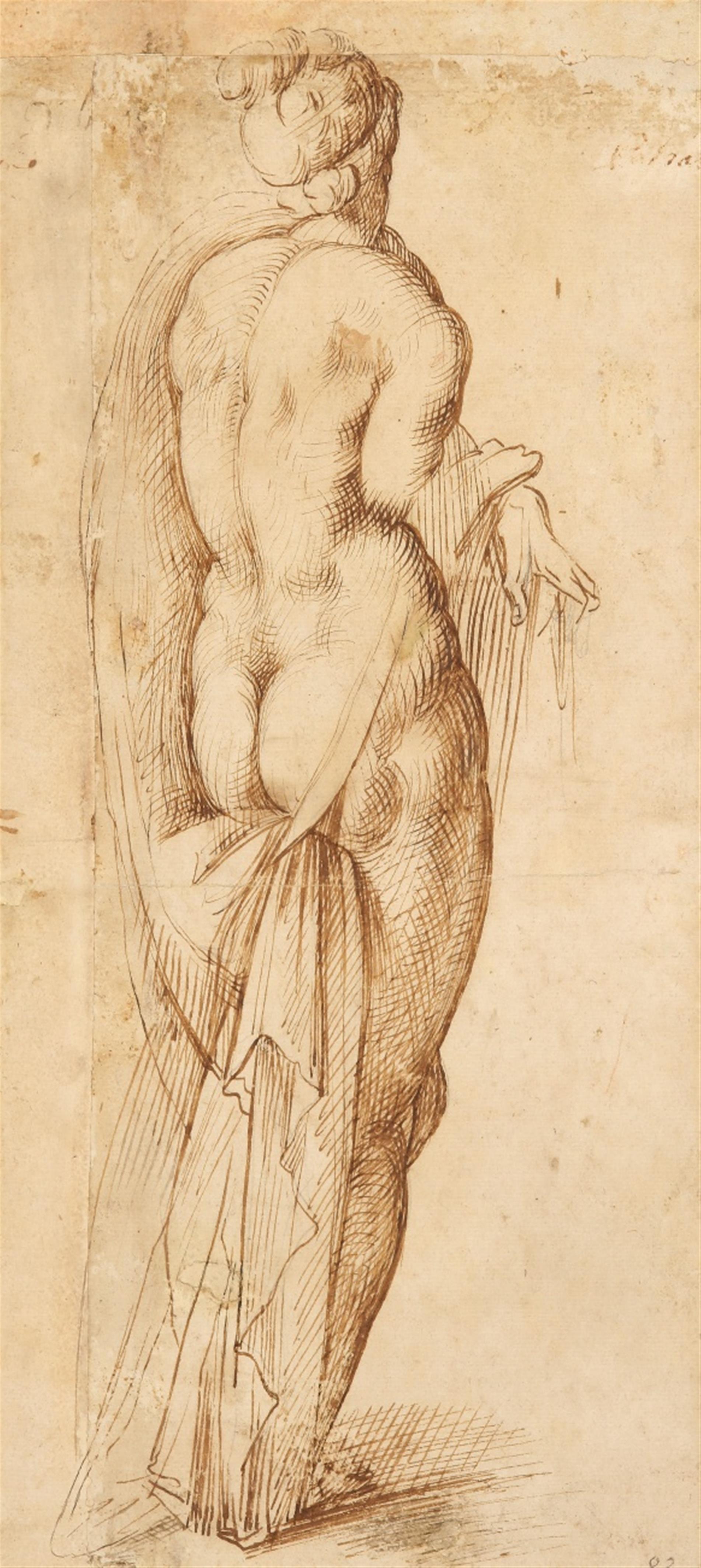 Italian School 17th century - Back View of a Female Nude - image-1