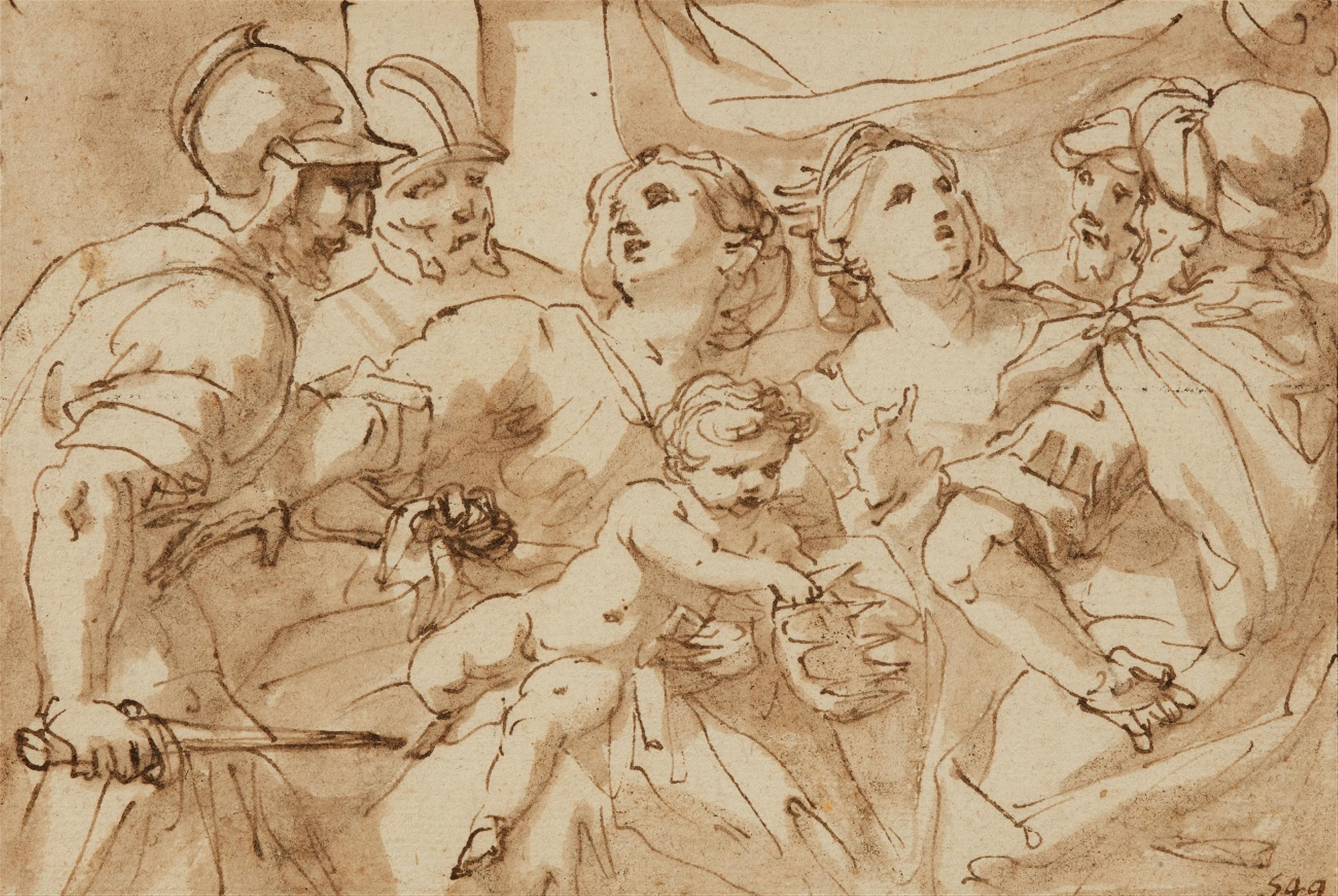 Giovanni Raffaello Badarocco - Moses with Pharoah's Crown - image-1
