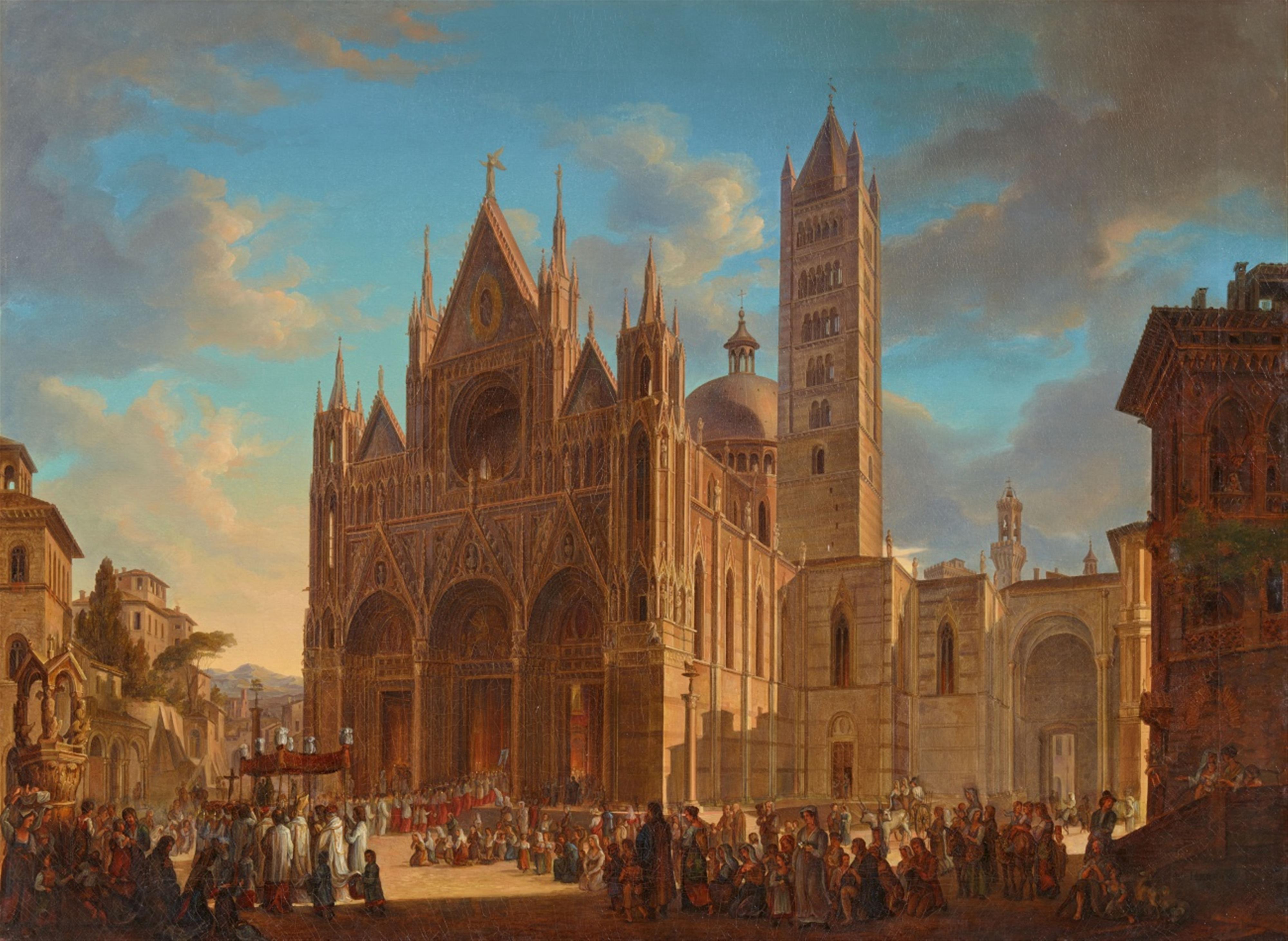 Woldemar Hermann - Procession to Siena Cathedral - image-1