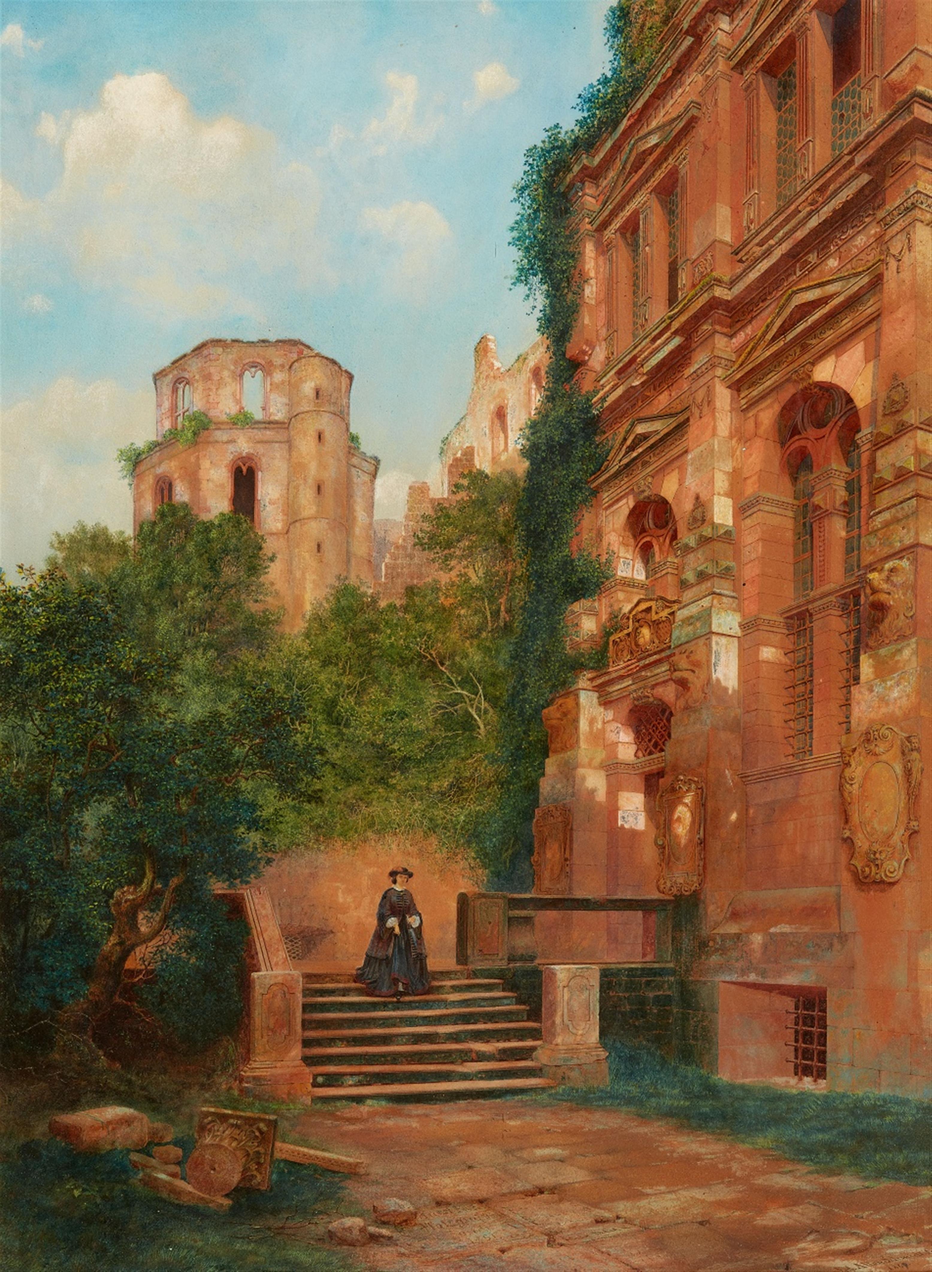 Edward Allen Schmidt - A Rambler by Heidelberg Palace - image-1