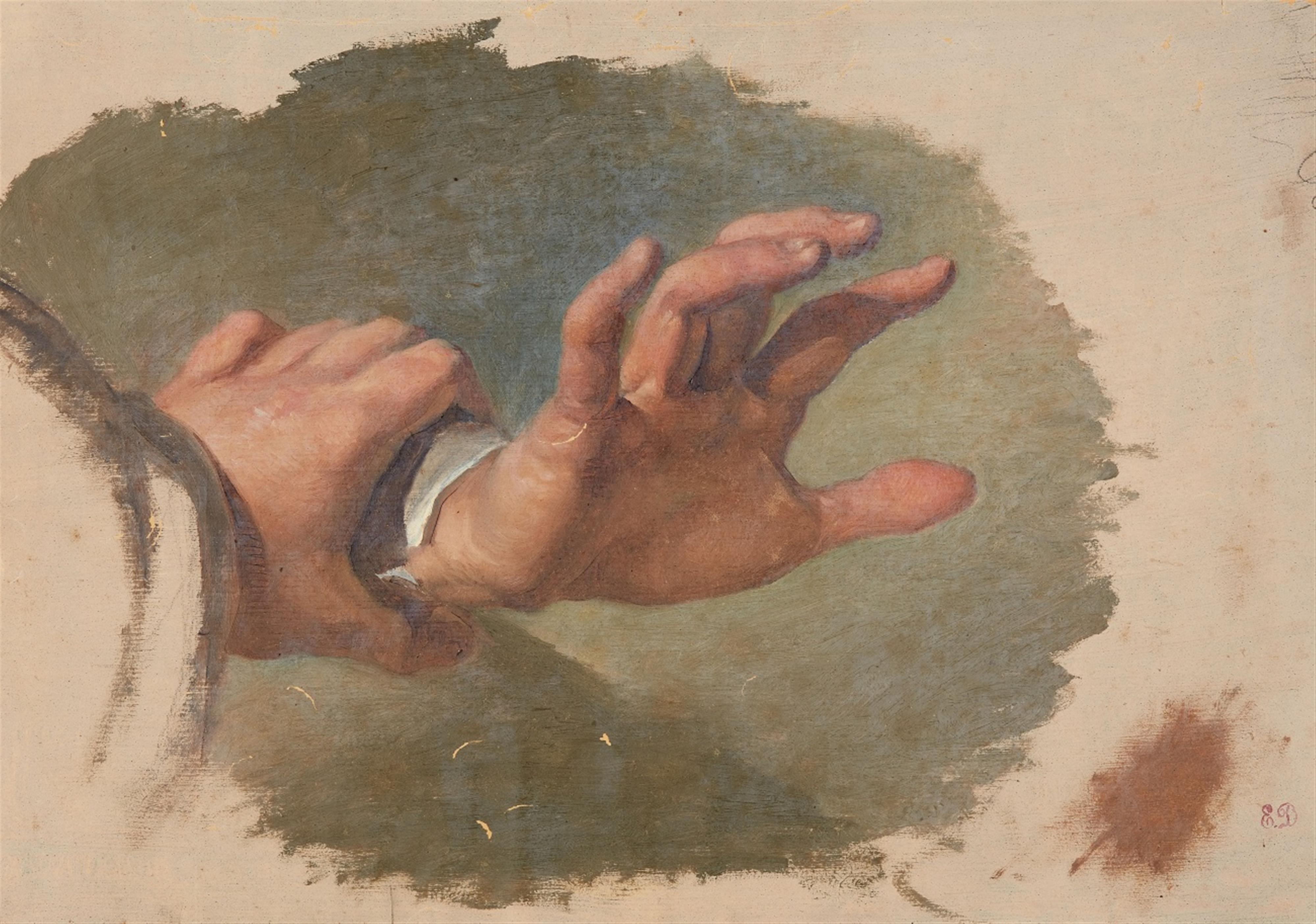 Pierre Andrieu, attributed to - Studies of Hands - image-1