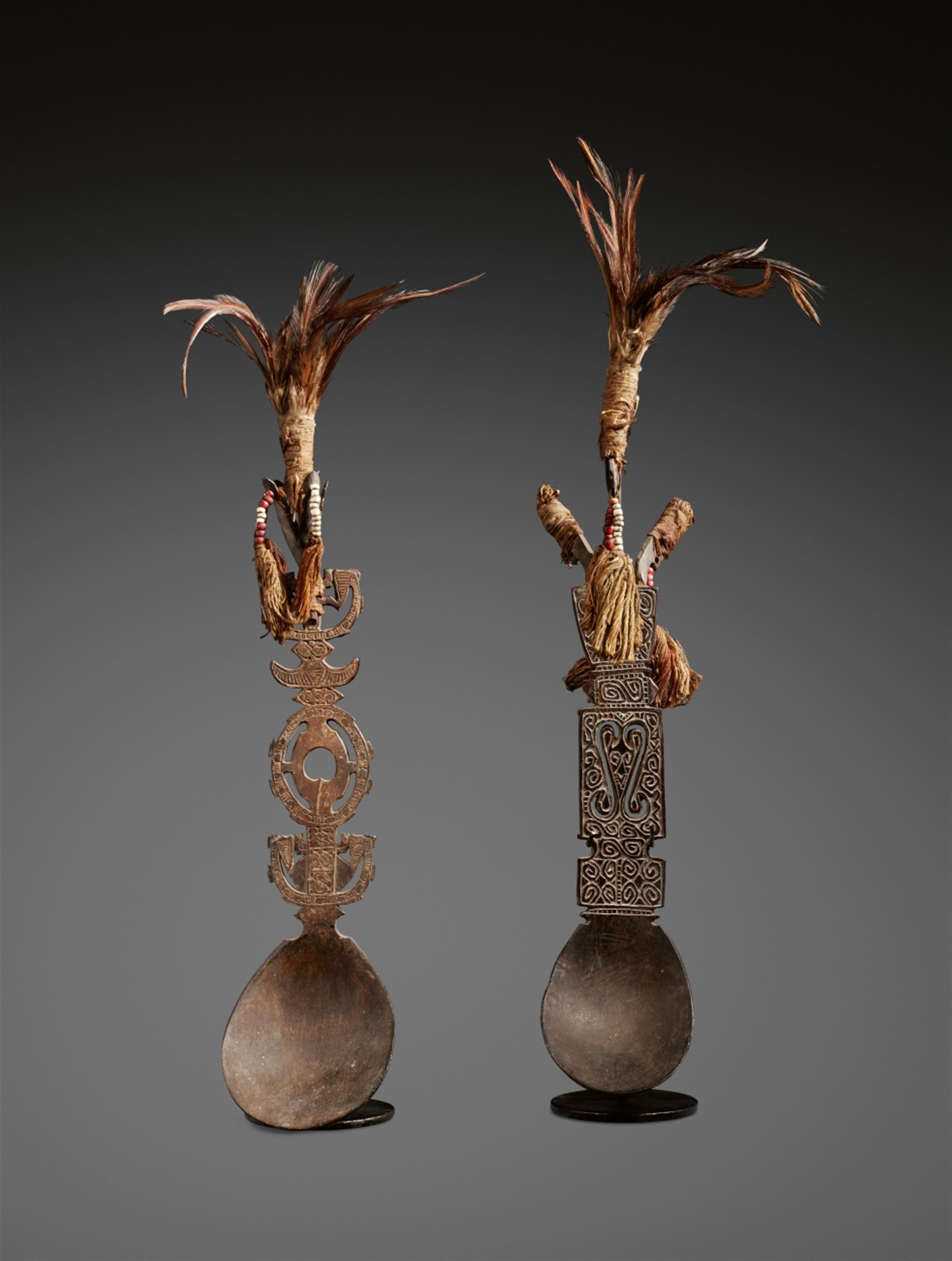 TWO HORN SPOONS - image-1