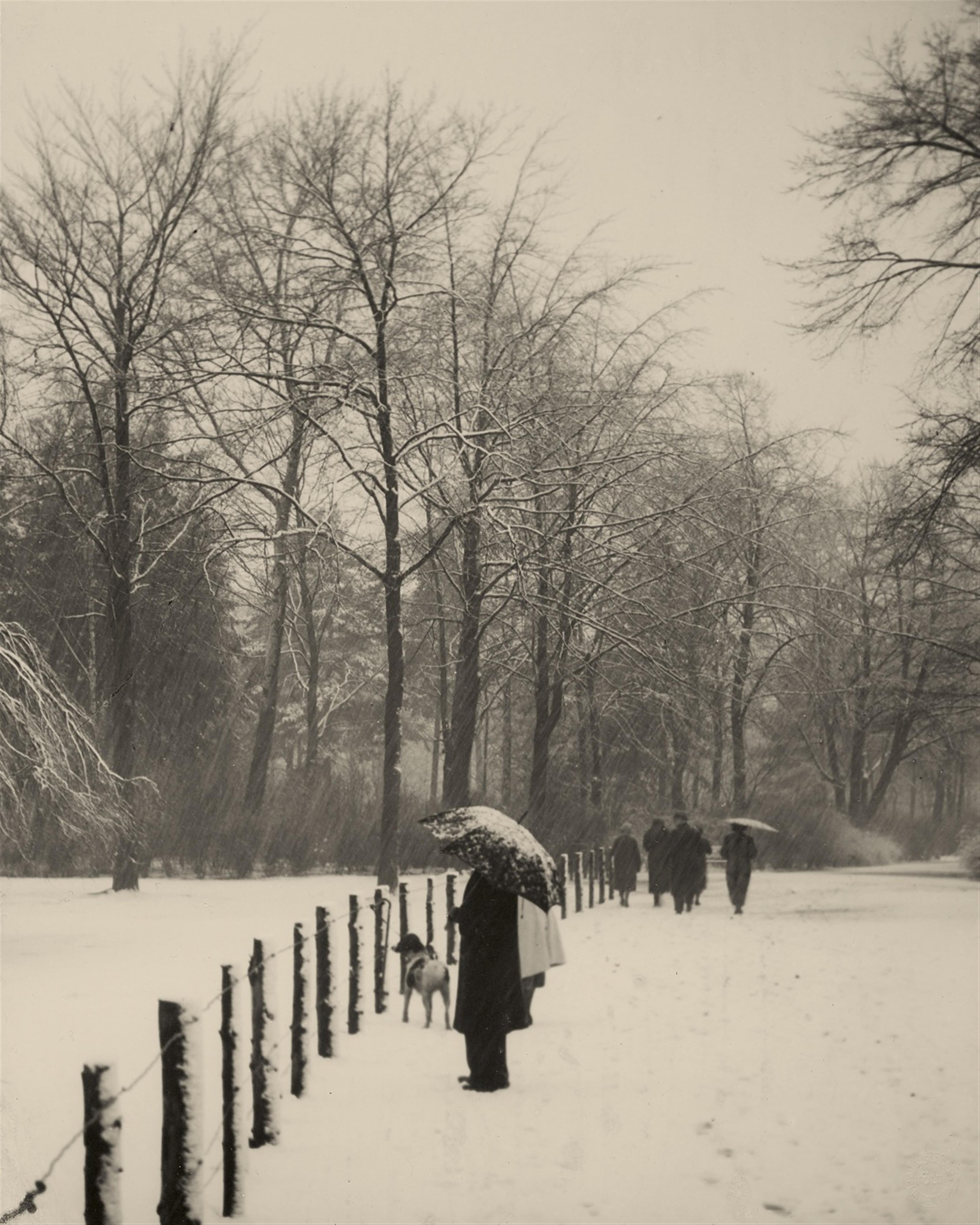 August Sander - Winter im Stadtwald - image-1