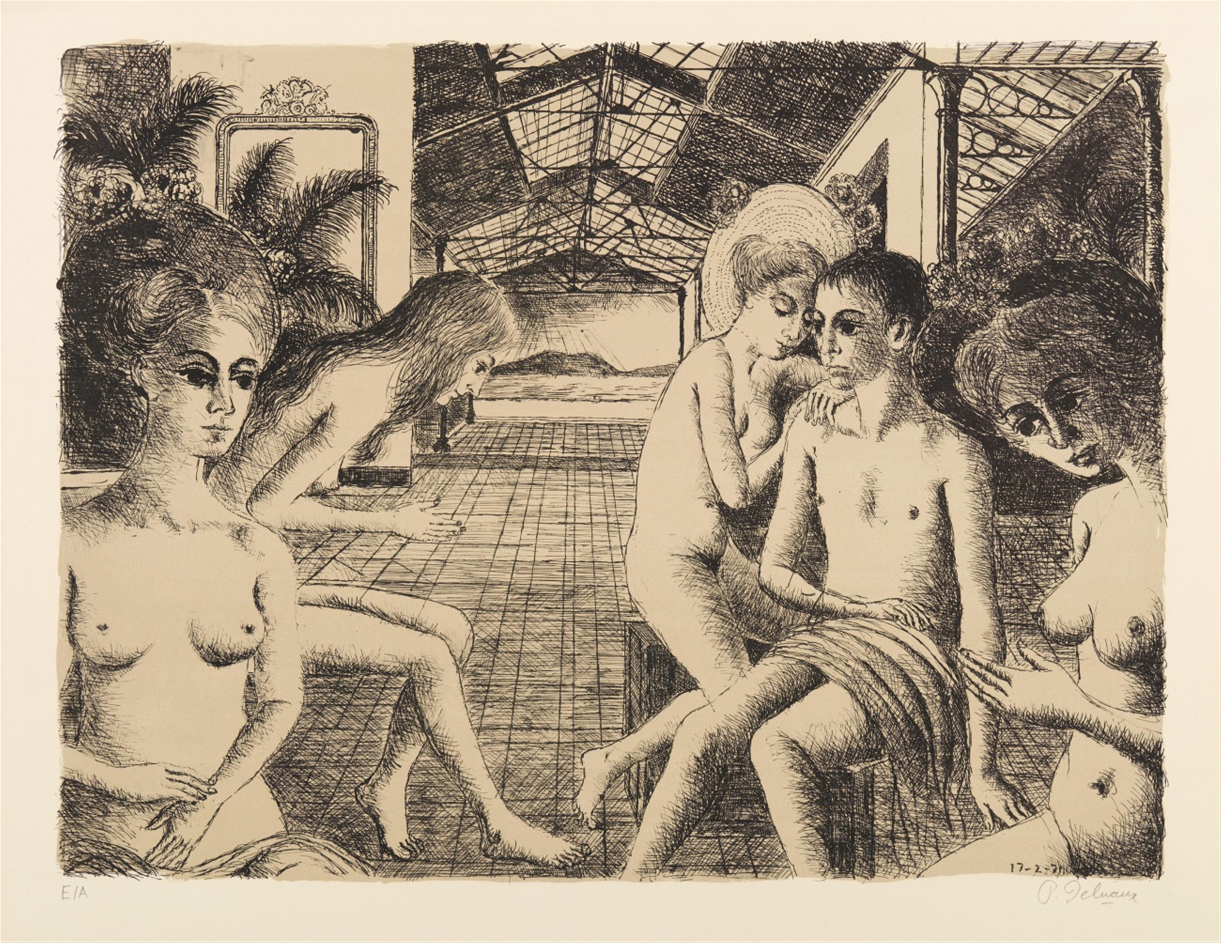 Paul Delvaux - The lover - image-1