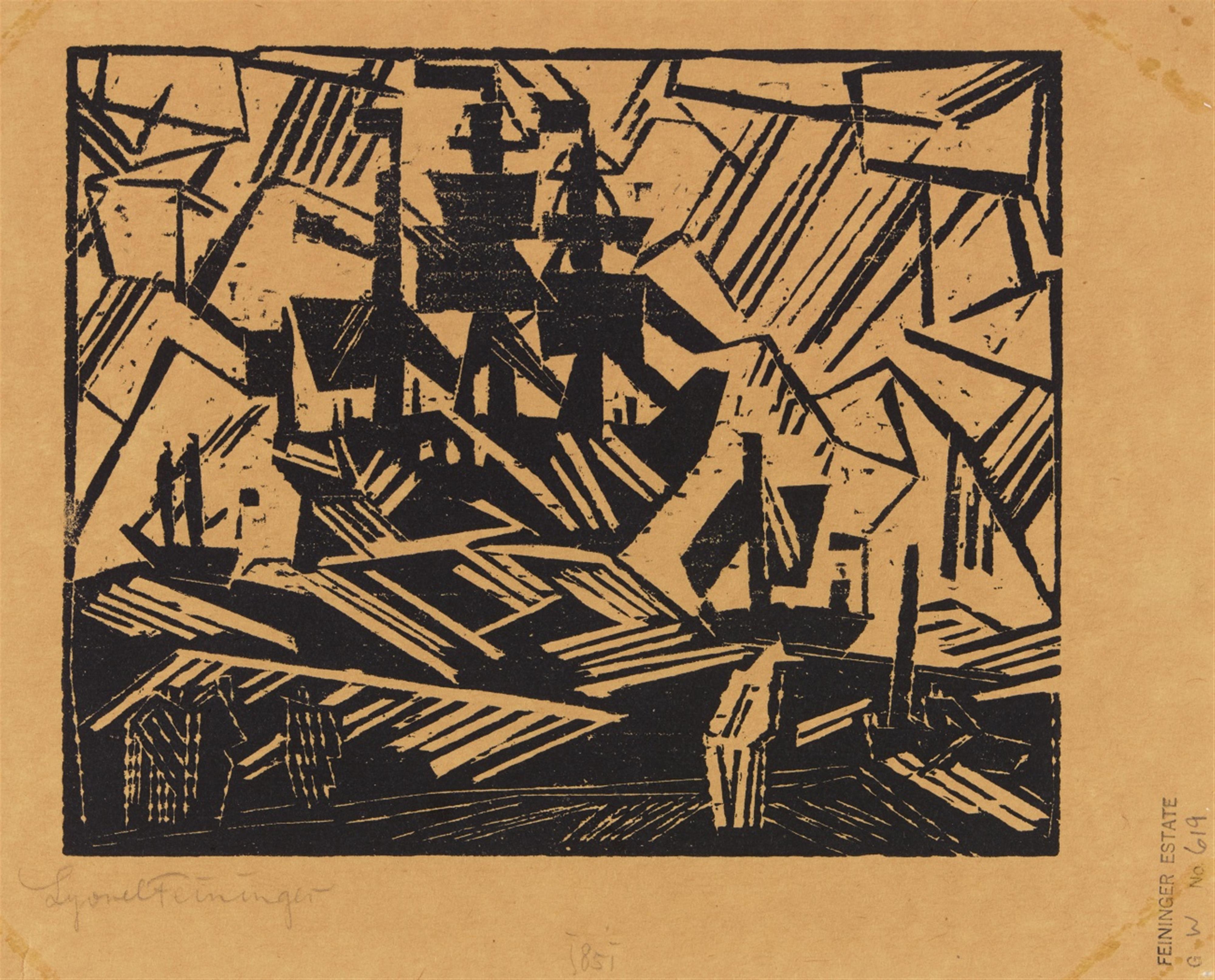 Lyonel Feininger - Bark at Sea (Barke auf See) - image-1