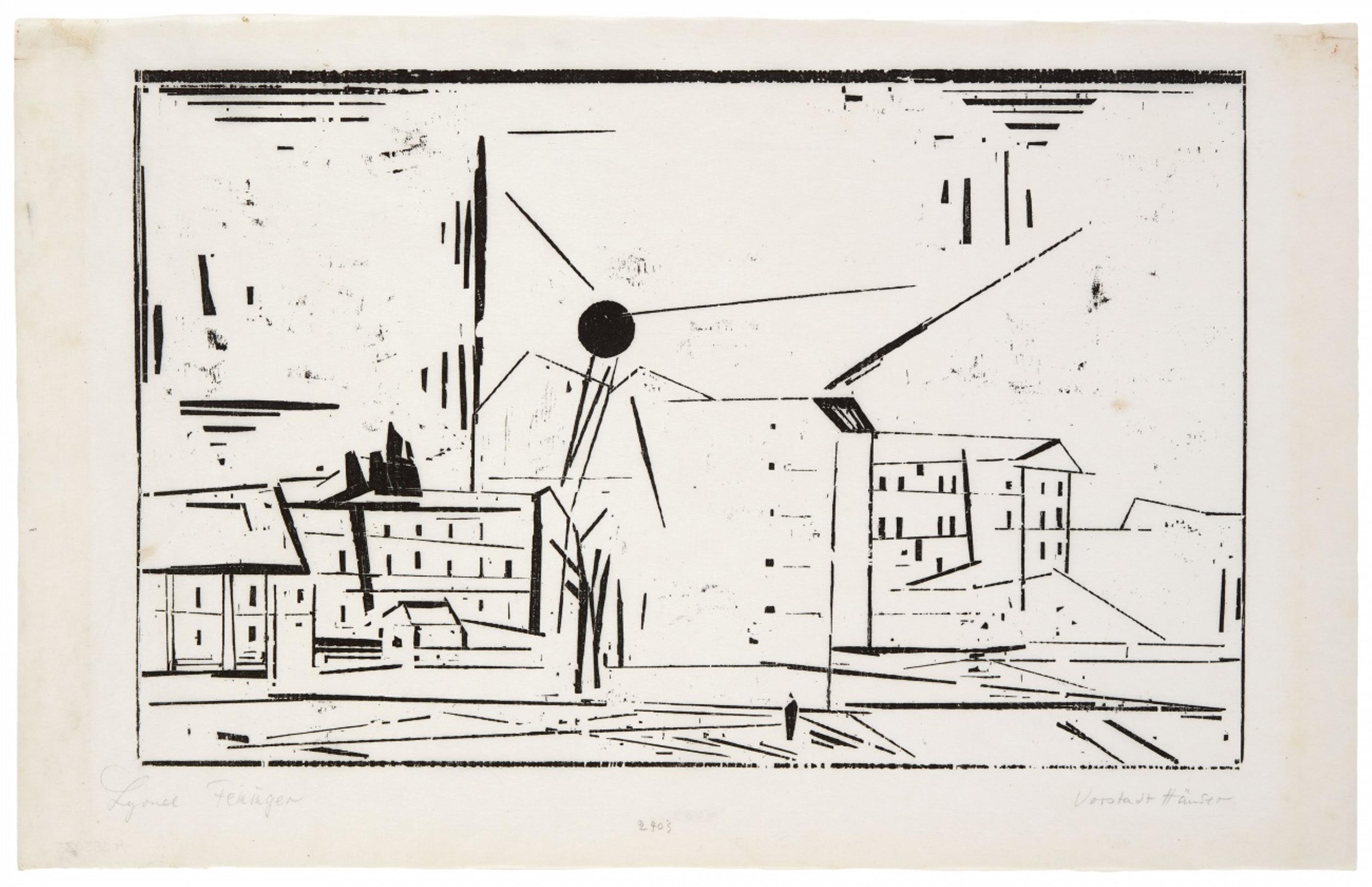 Lyonel Feininger - Suburb, 2 (Vorstadt, 2) - image-1