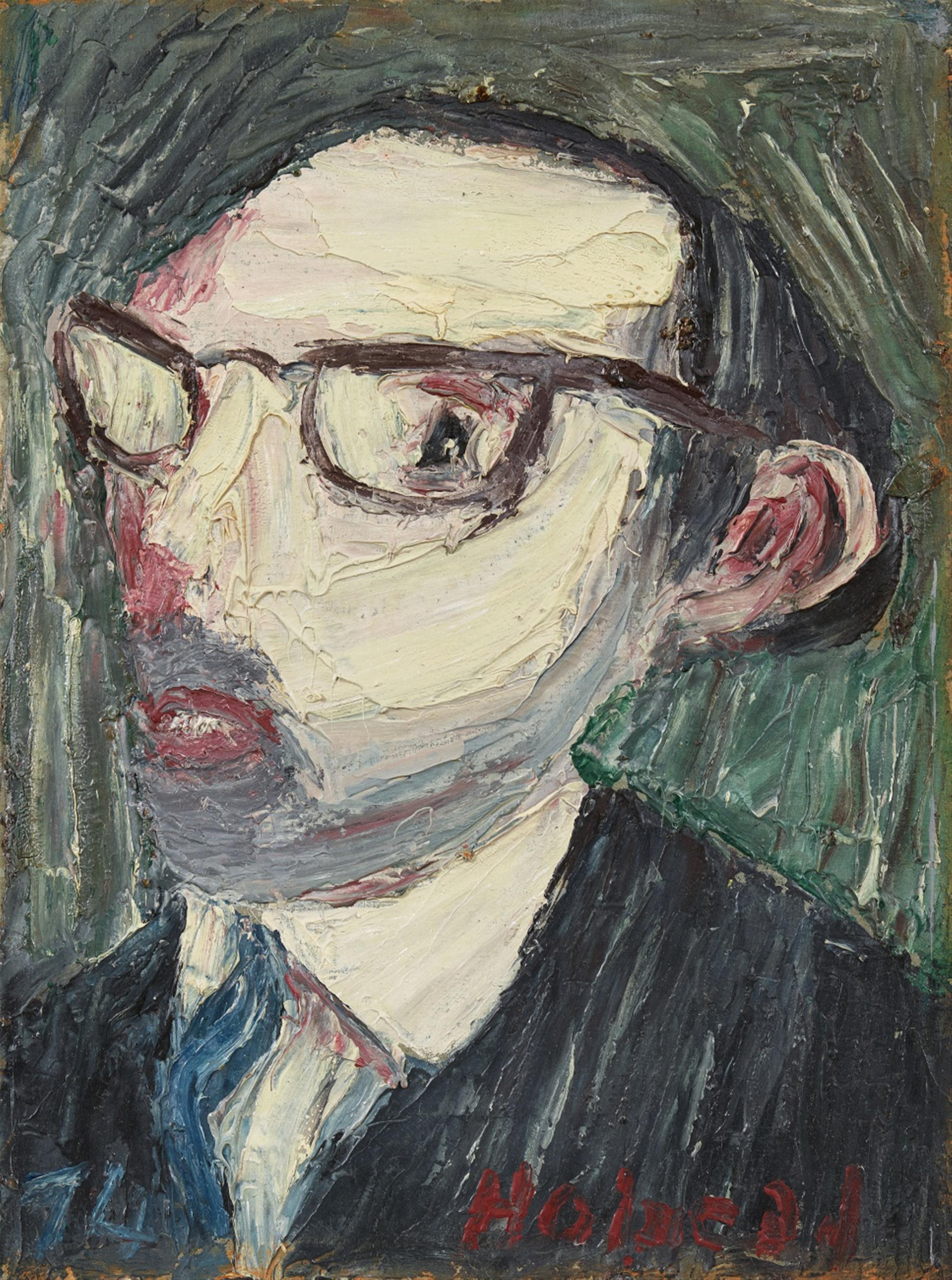 Holmead (Clifford Holmead Philipps) - Mann mit Brille und blauer Krawatte - image-1