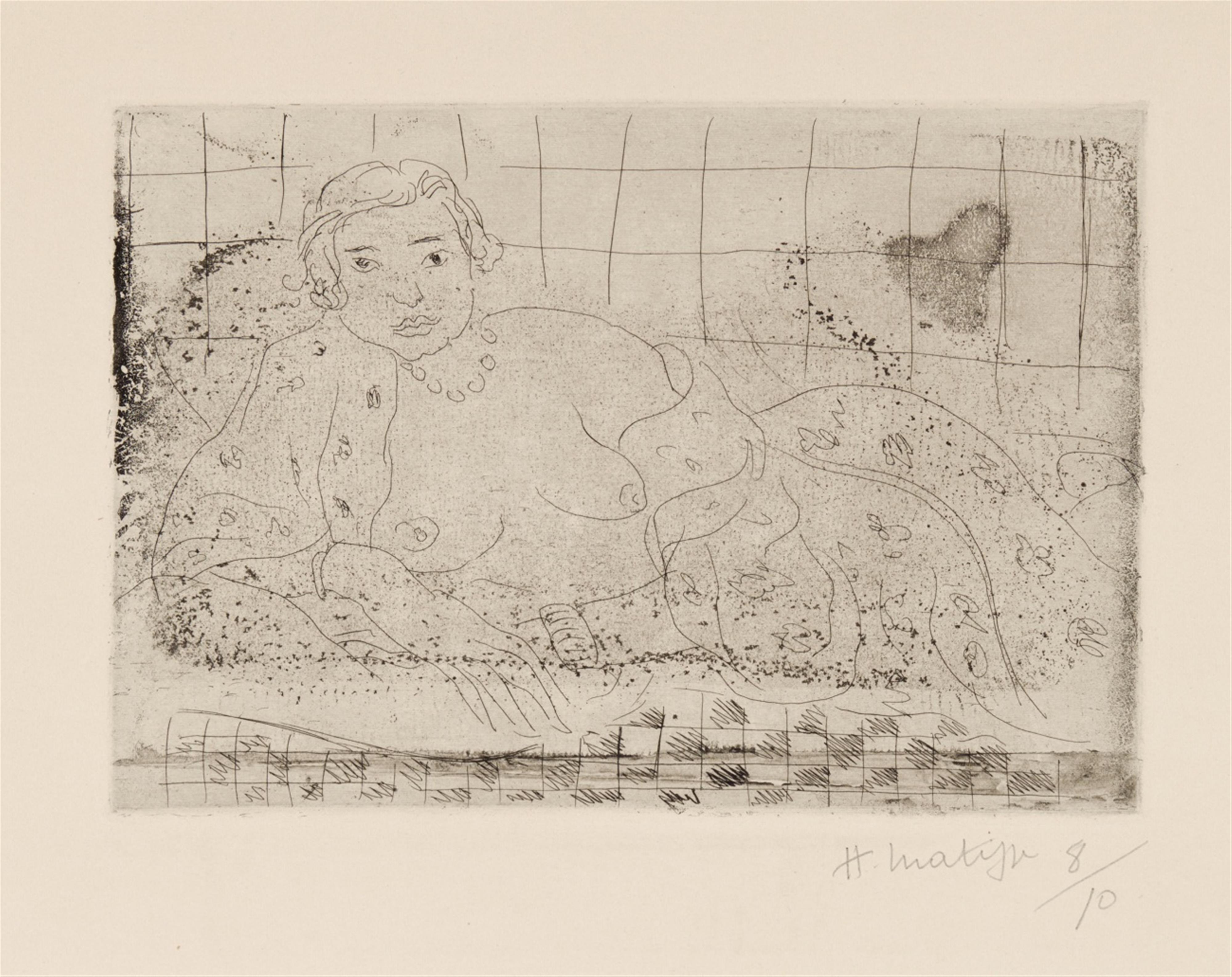 Henri Matisse - Nu couché, sol en damier - image-1