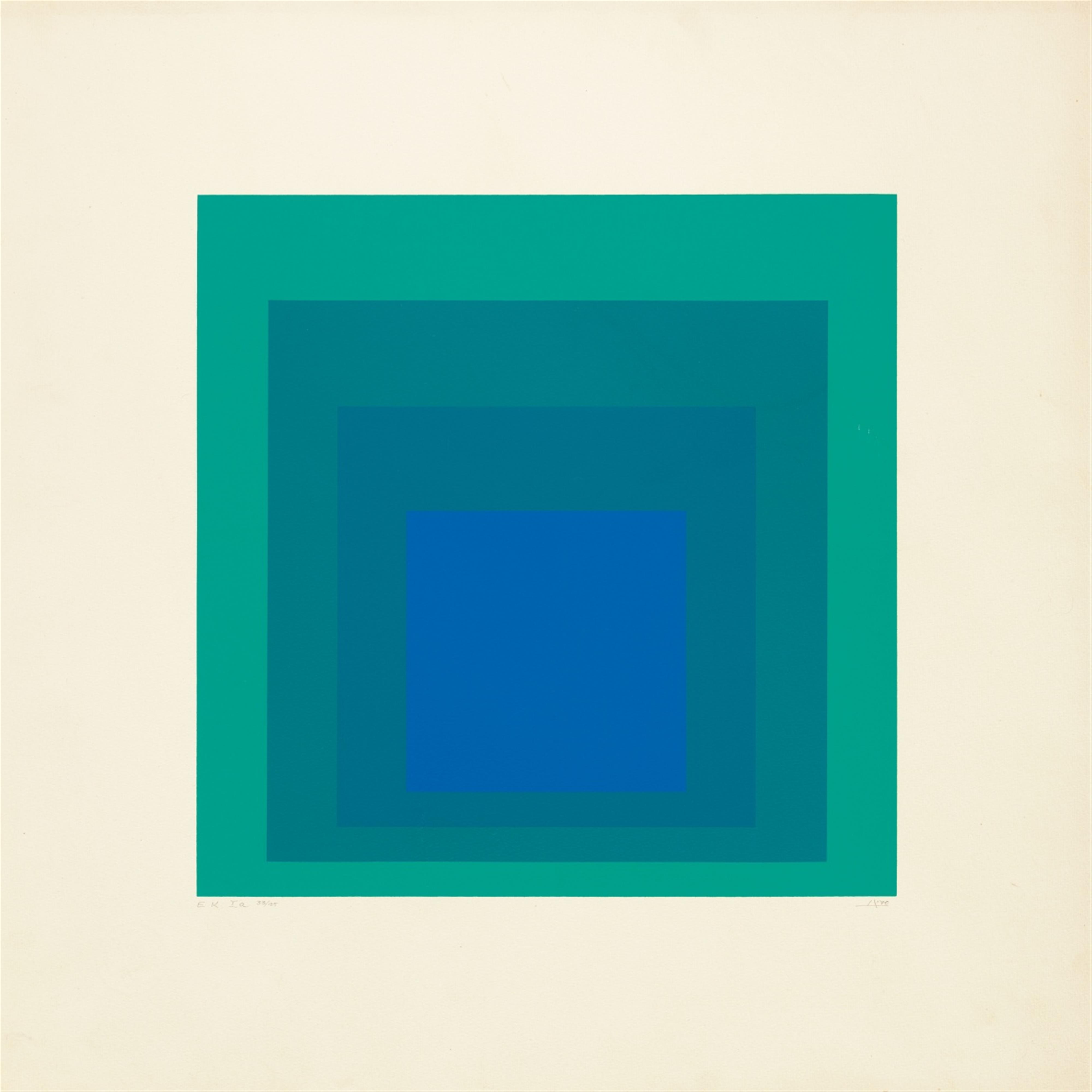 Josef Albers - EK IA (Aus: Homage to the Square) - image-1