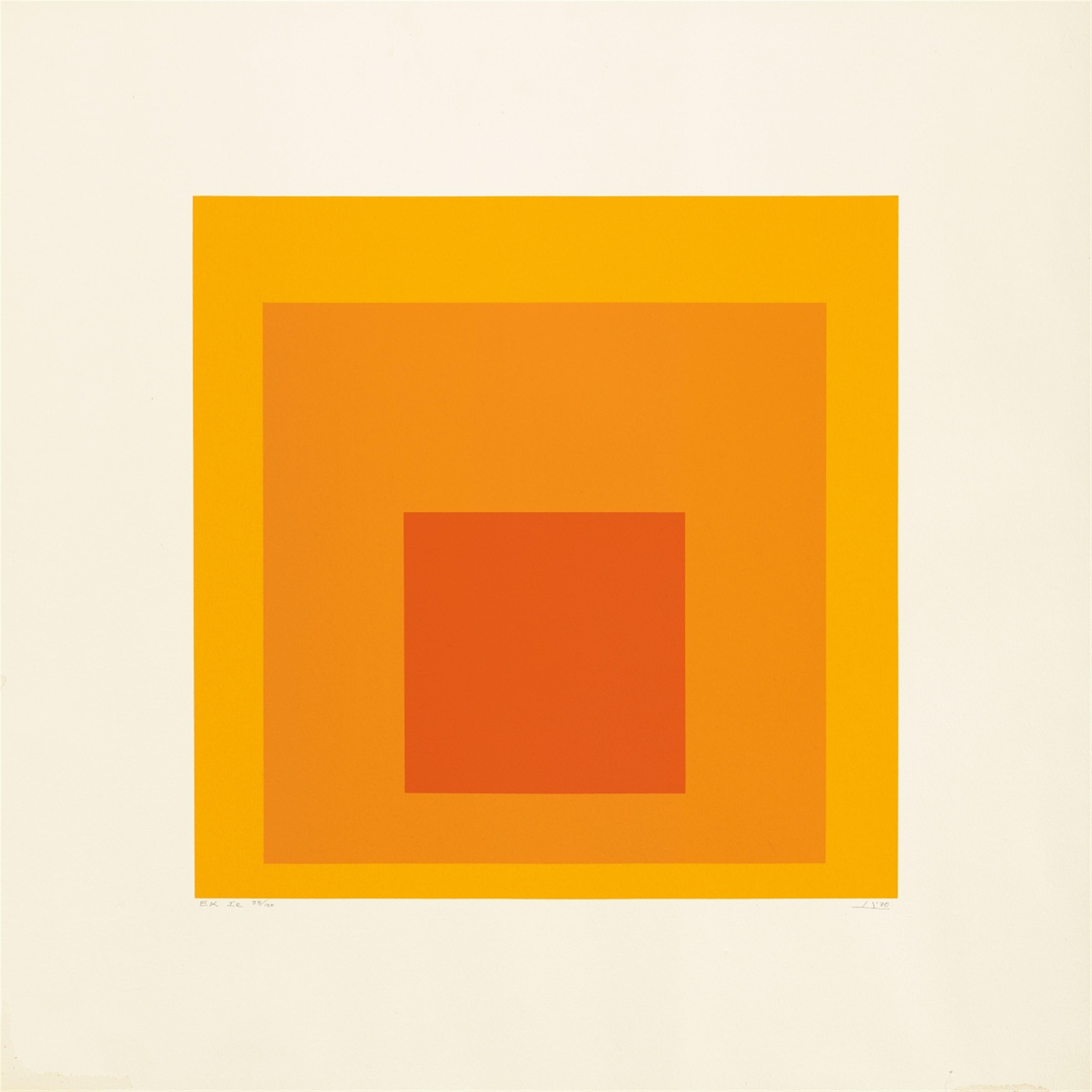 Josef Albers - EK IE (Aus: Homage to the Square) - image-1