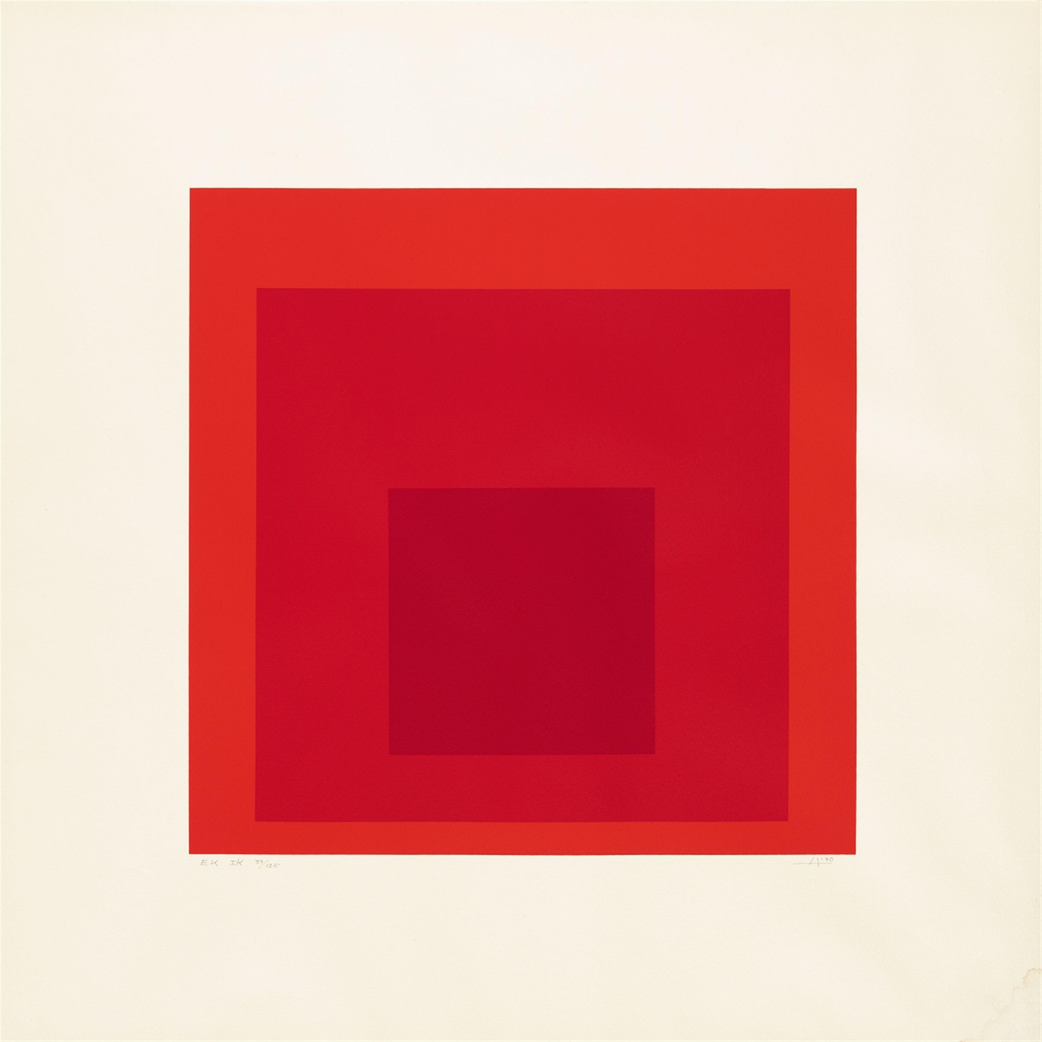 Josef Albers - EK IK (Aus: Homage to the Square) - image-1