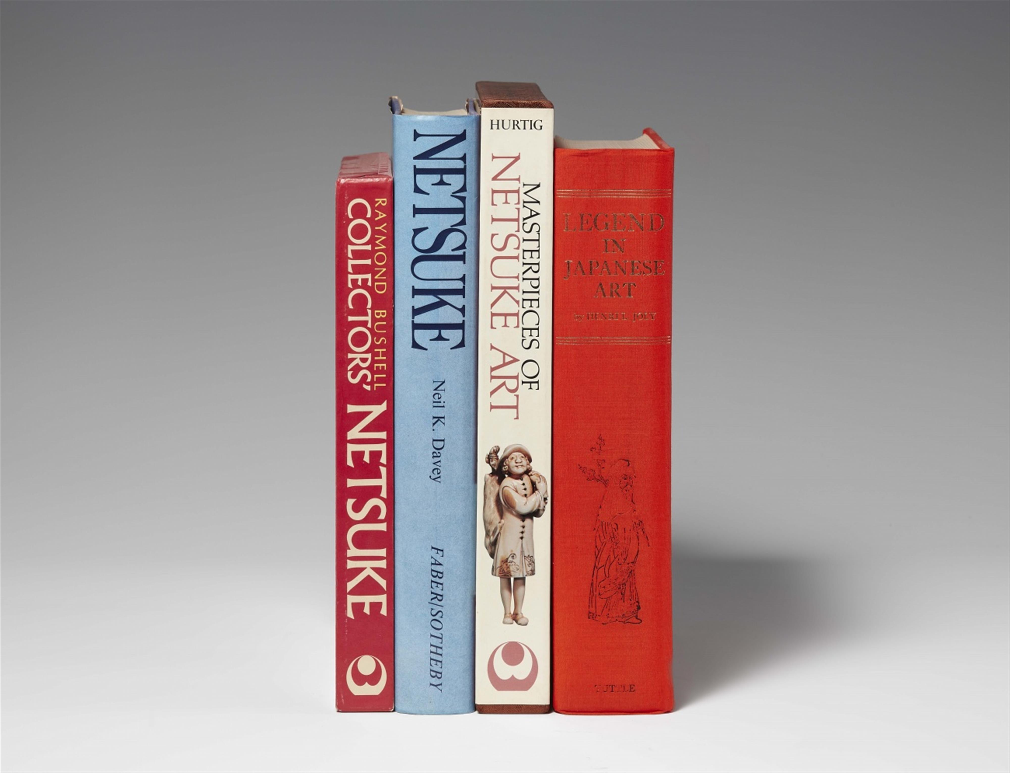 Four reference books on netsuke - image-1