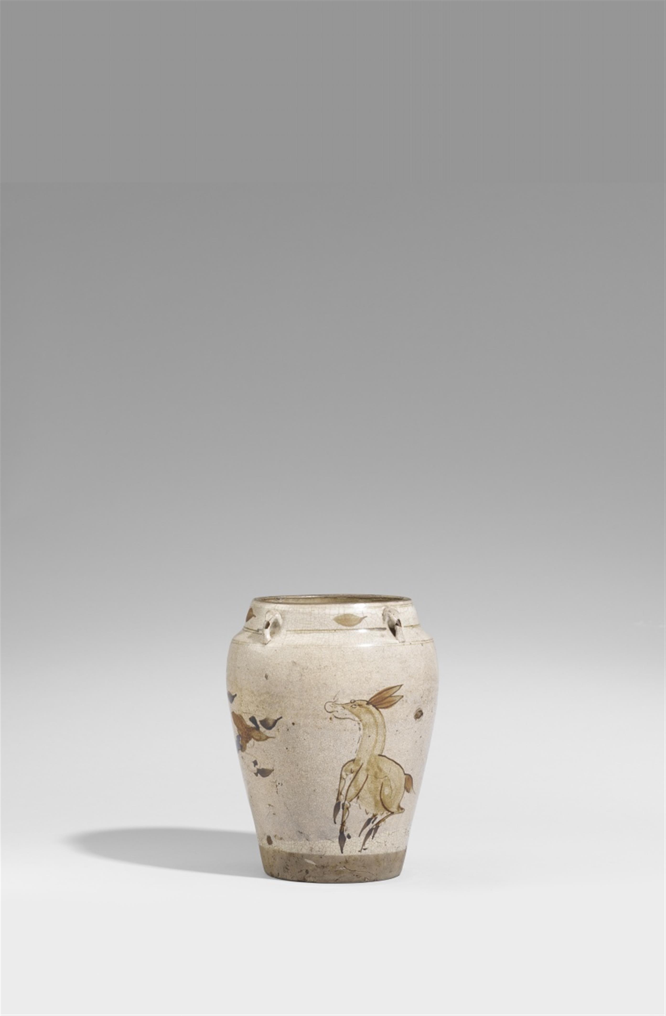 A large Cizhou jar. Yuan/Ming dynasty (1280-1644) - image-1