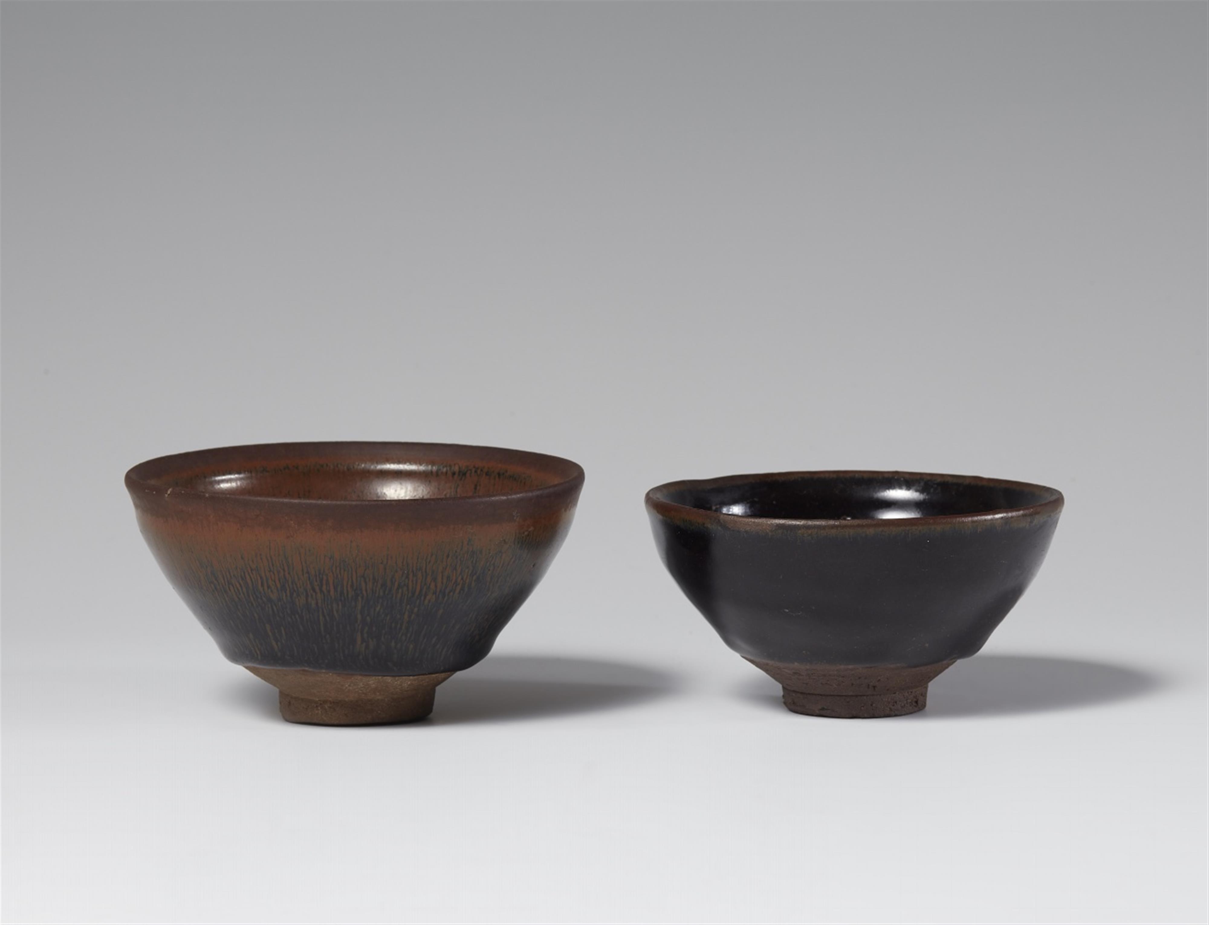Two Jianyao bowls. Song dynasty (907-1279) - image-1