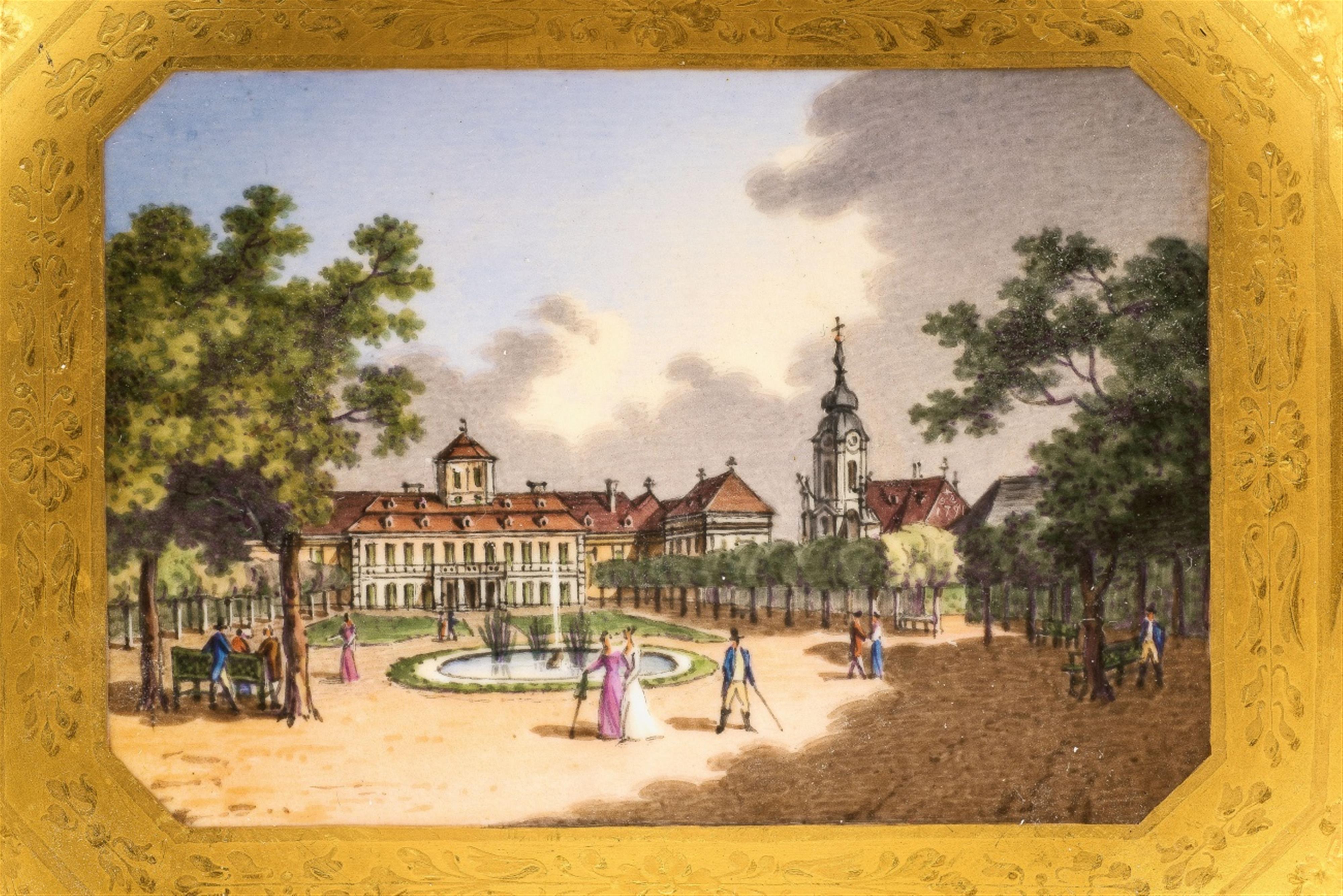 A Niedermayer porcelain déjeuner with views of imperial palaces in Vienna - image-9