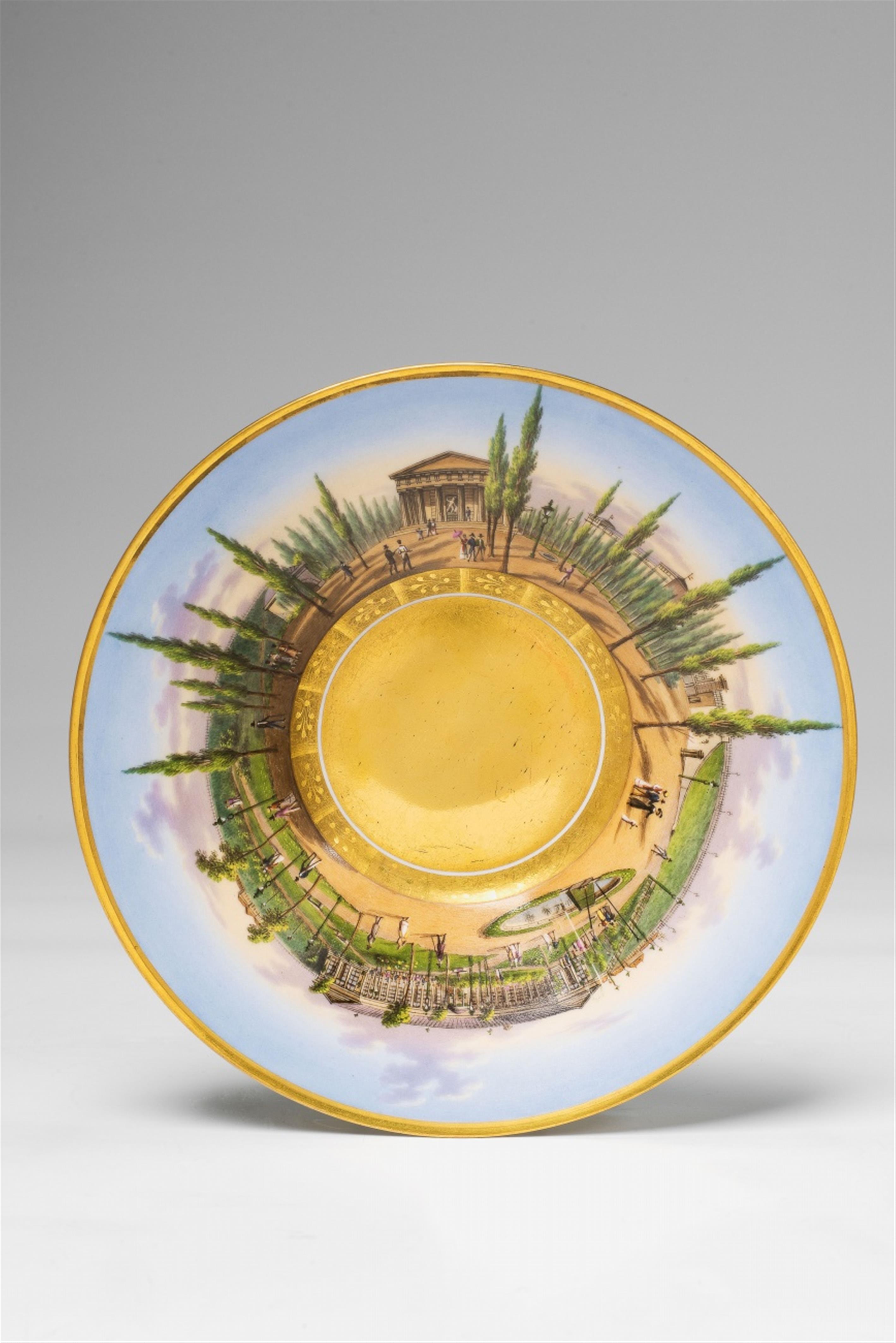 A Niedermayer porcelain goblet with views of Vienna - image-3