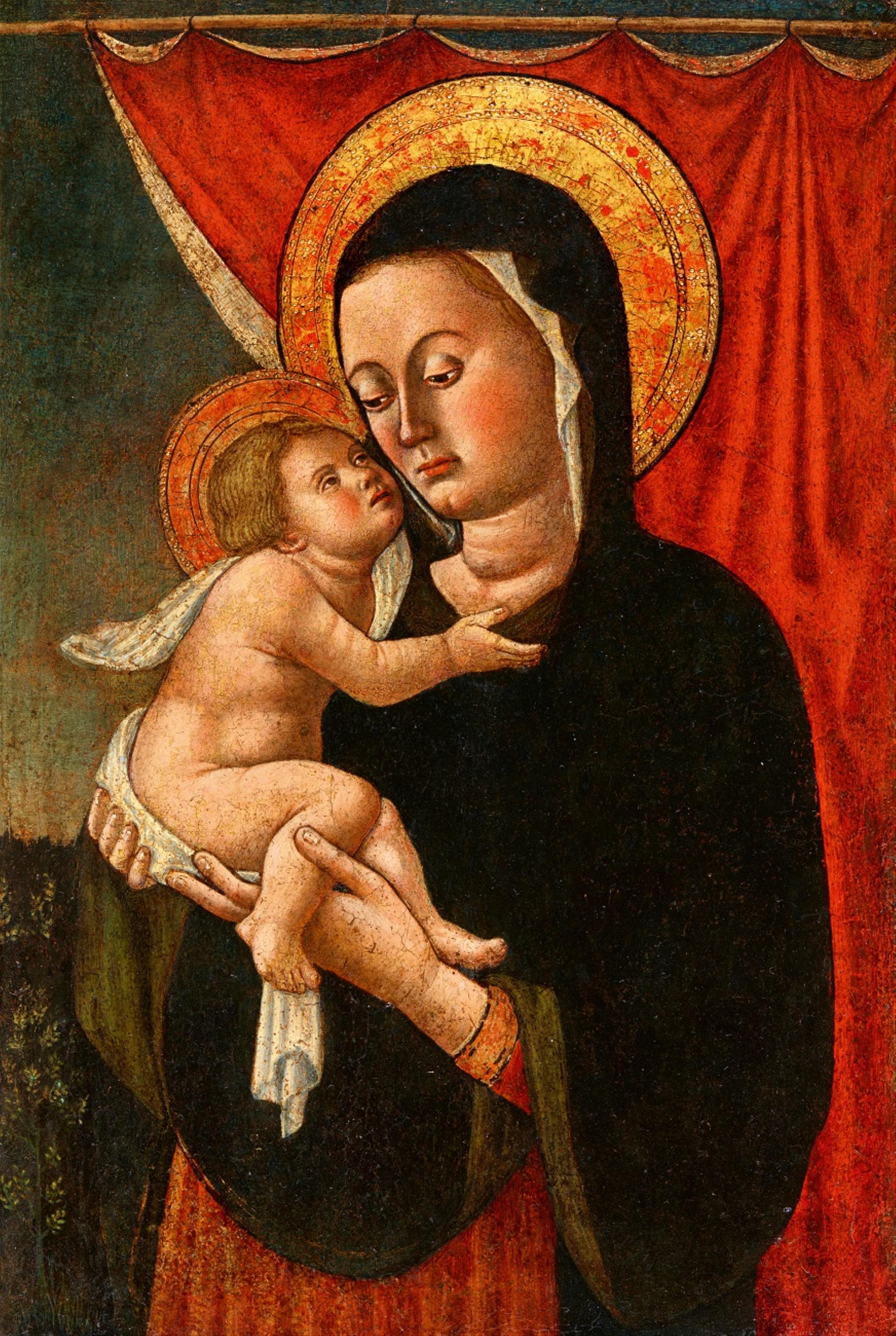 Venezianischer Meister der 2. Hälfte des 15. Jahrhunderts - Madonna mit Kind - image-1