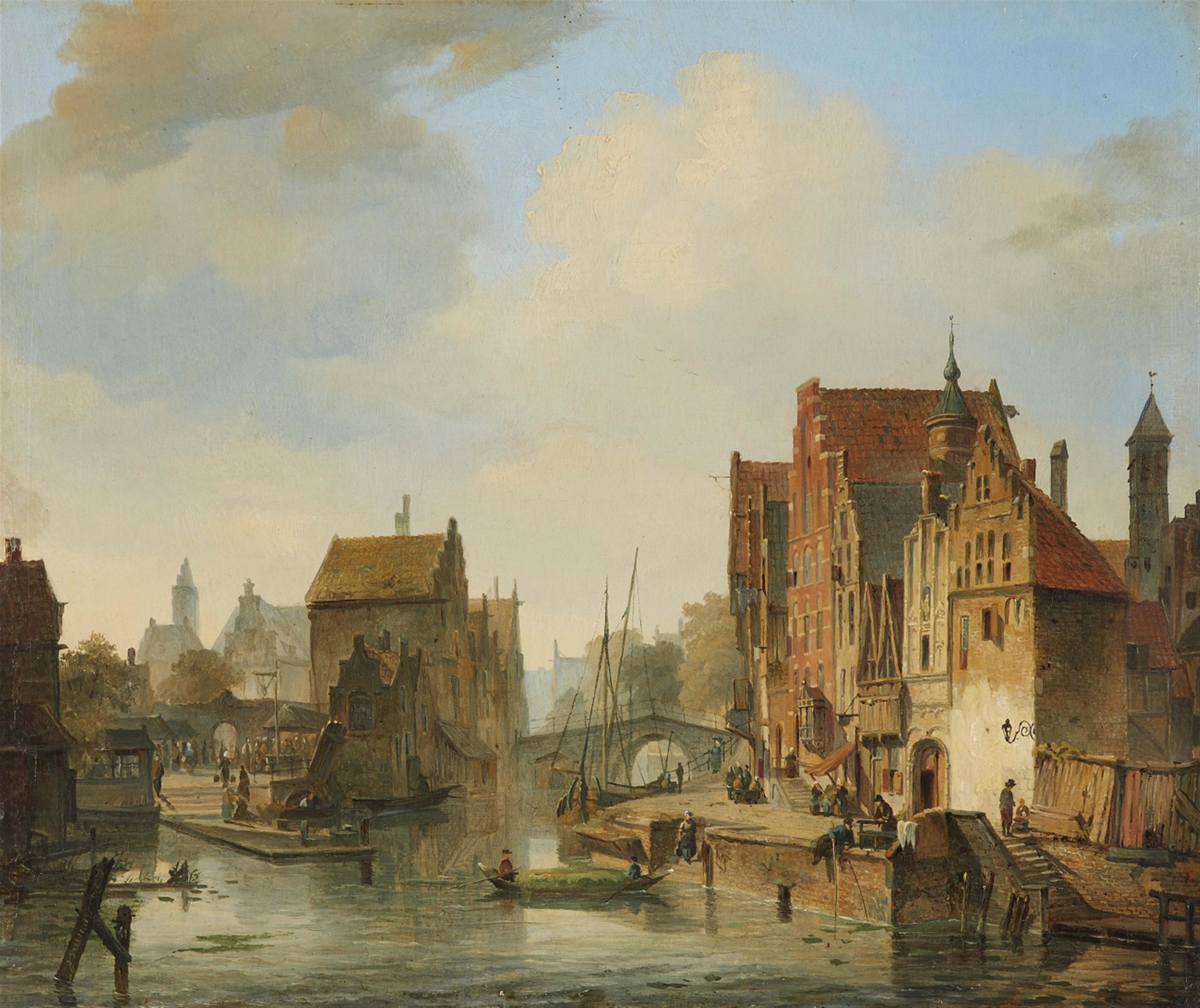 Elias Pieter van Bommel - A City View - image-1