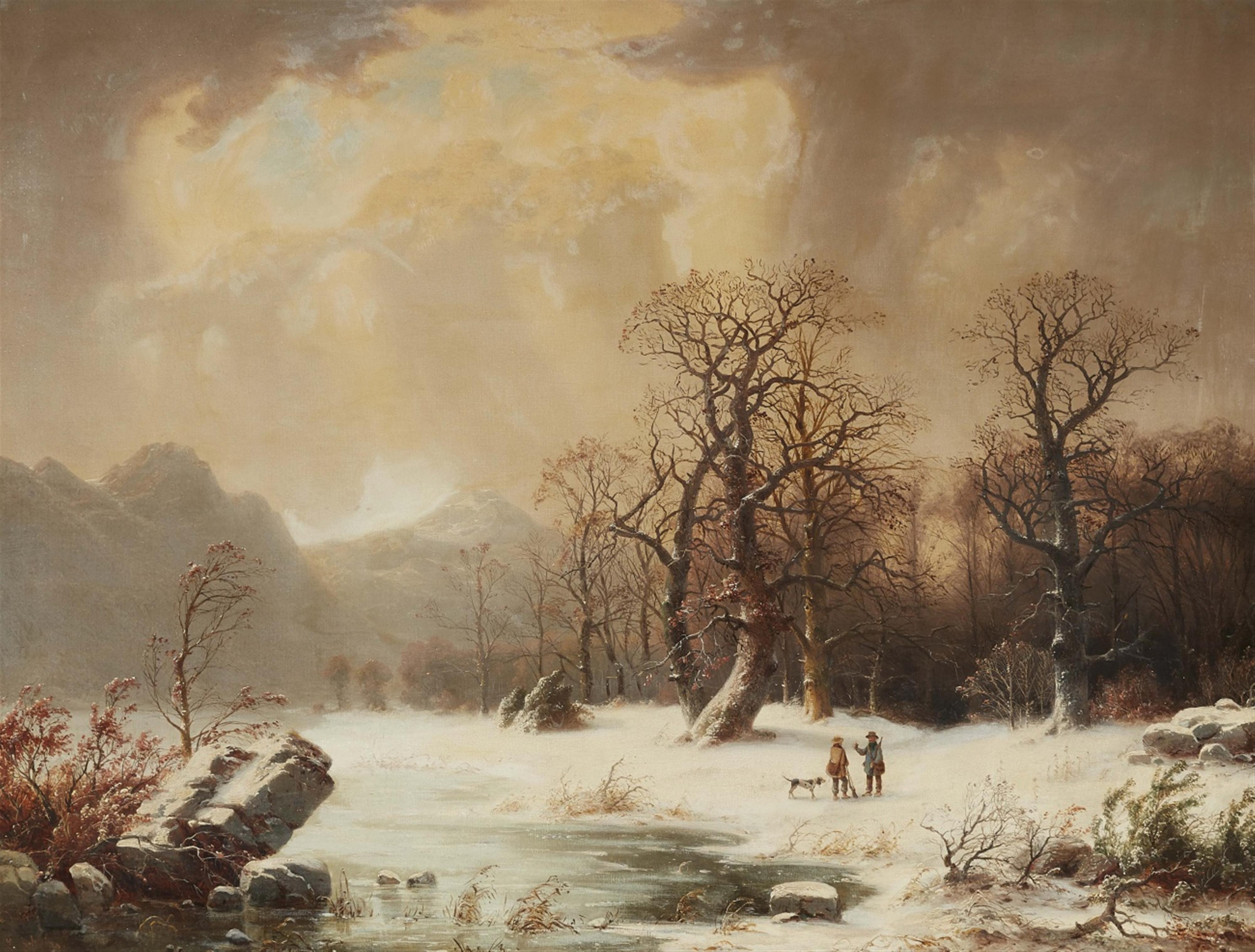 Carl Ludwig Scheins - Winter Landscape - image-1