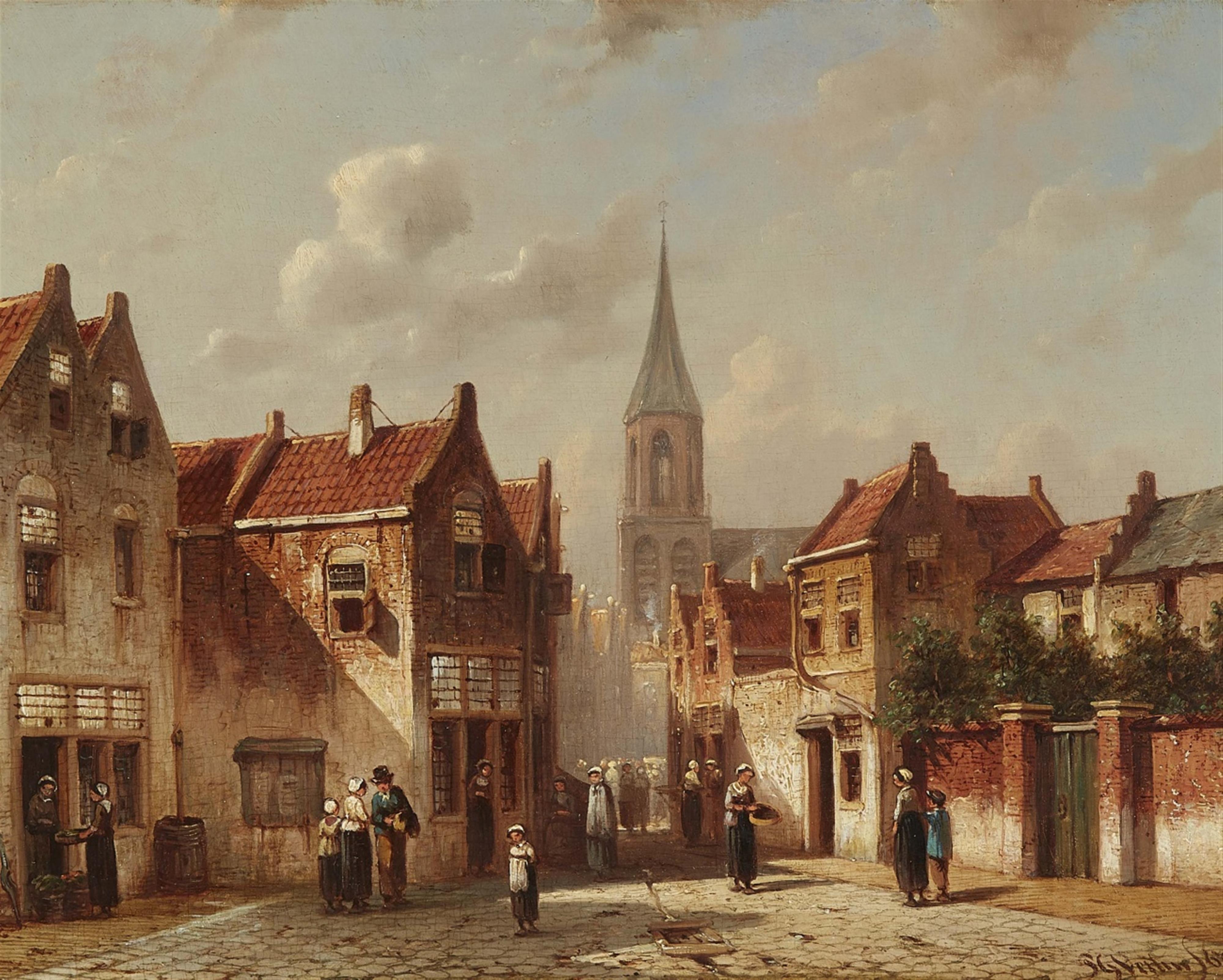 Petrus Gerardus Vertin - View of a City - image-1
