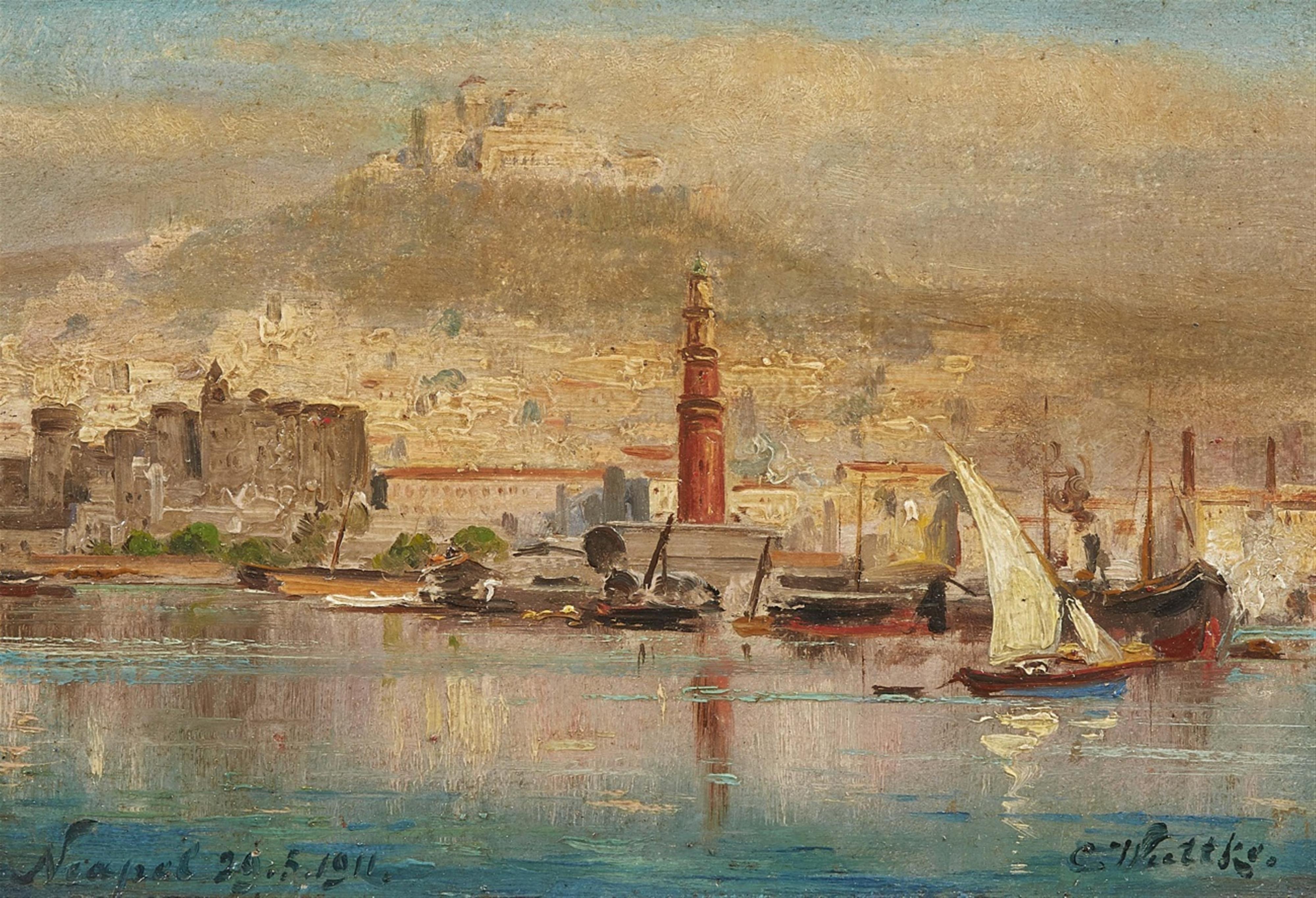 Carl Wuttke - A View of Naples - image-1