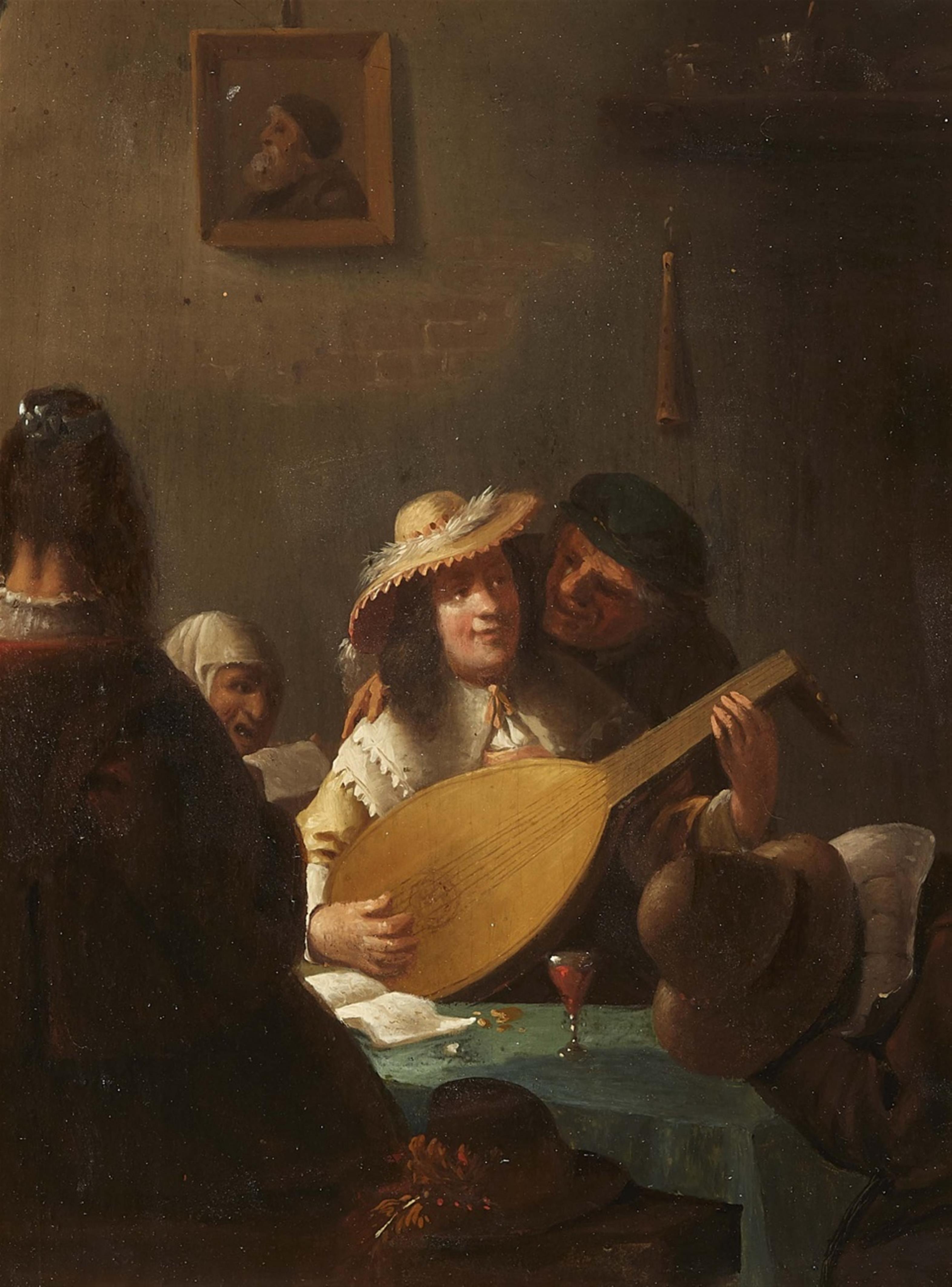 Netherlandish School 17th century - Musician in an Interior - image-1